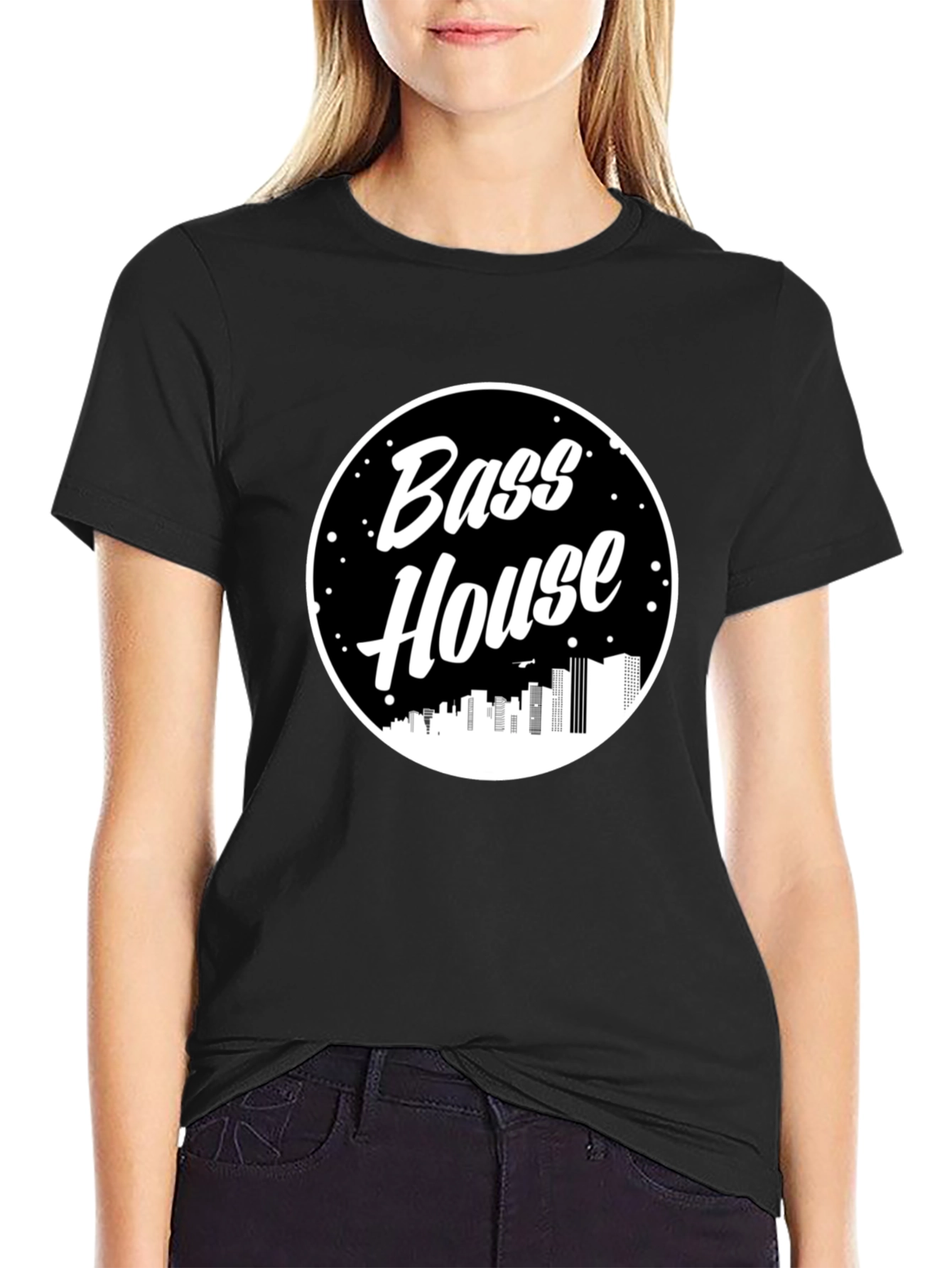 Bass House Black T-Shirt - EDM Music Rave Apparel