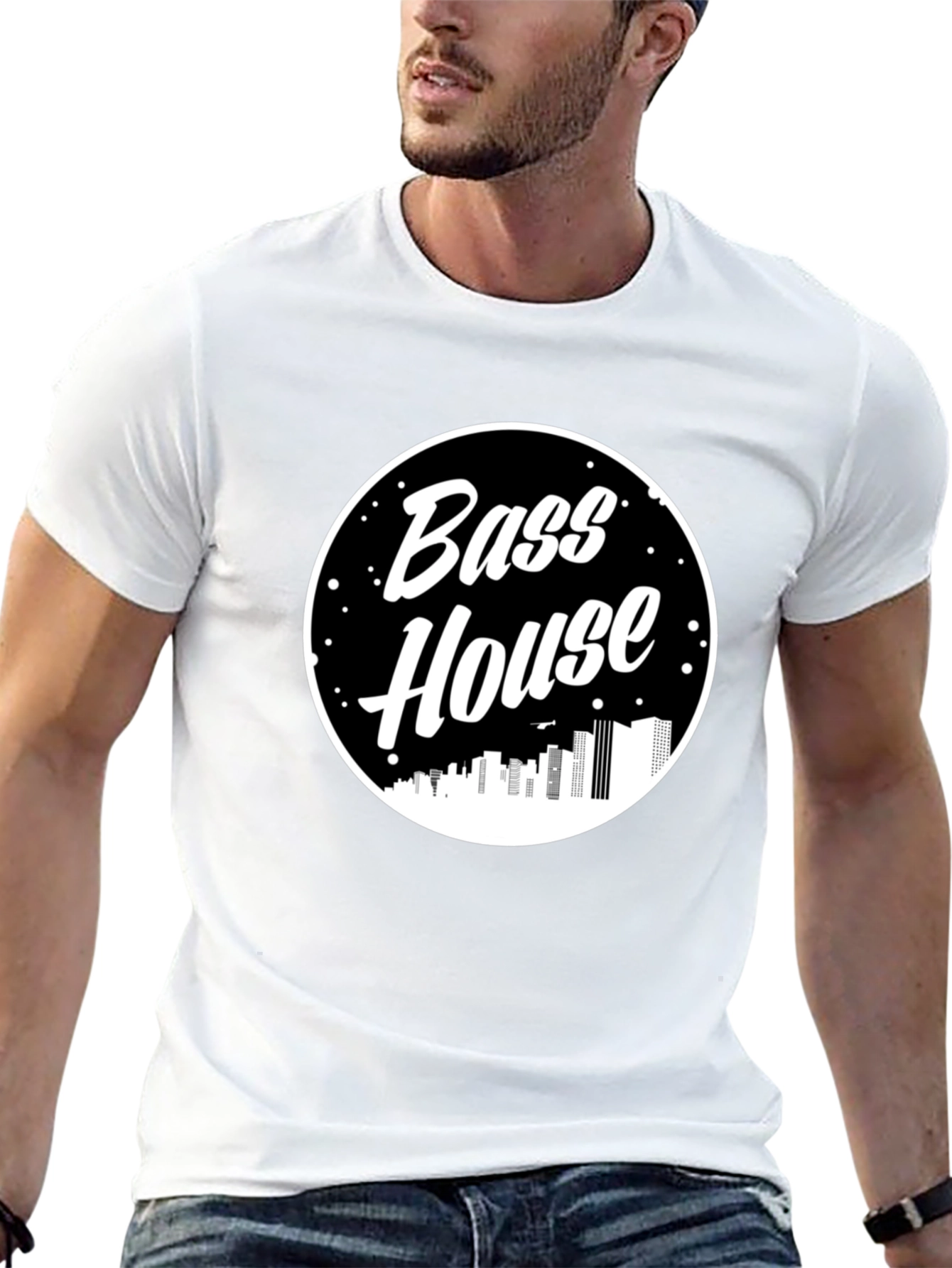 Bass House Black T-Shirt - EDM Music Rave Apparel