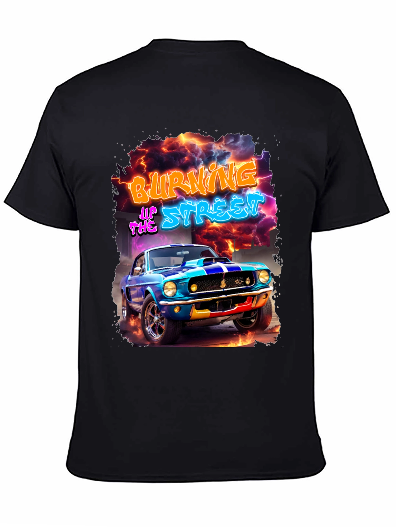 Burning Up The Street Graphic Tee