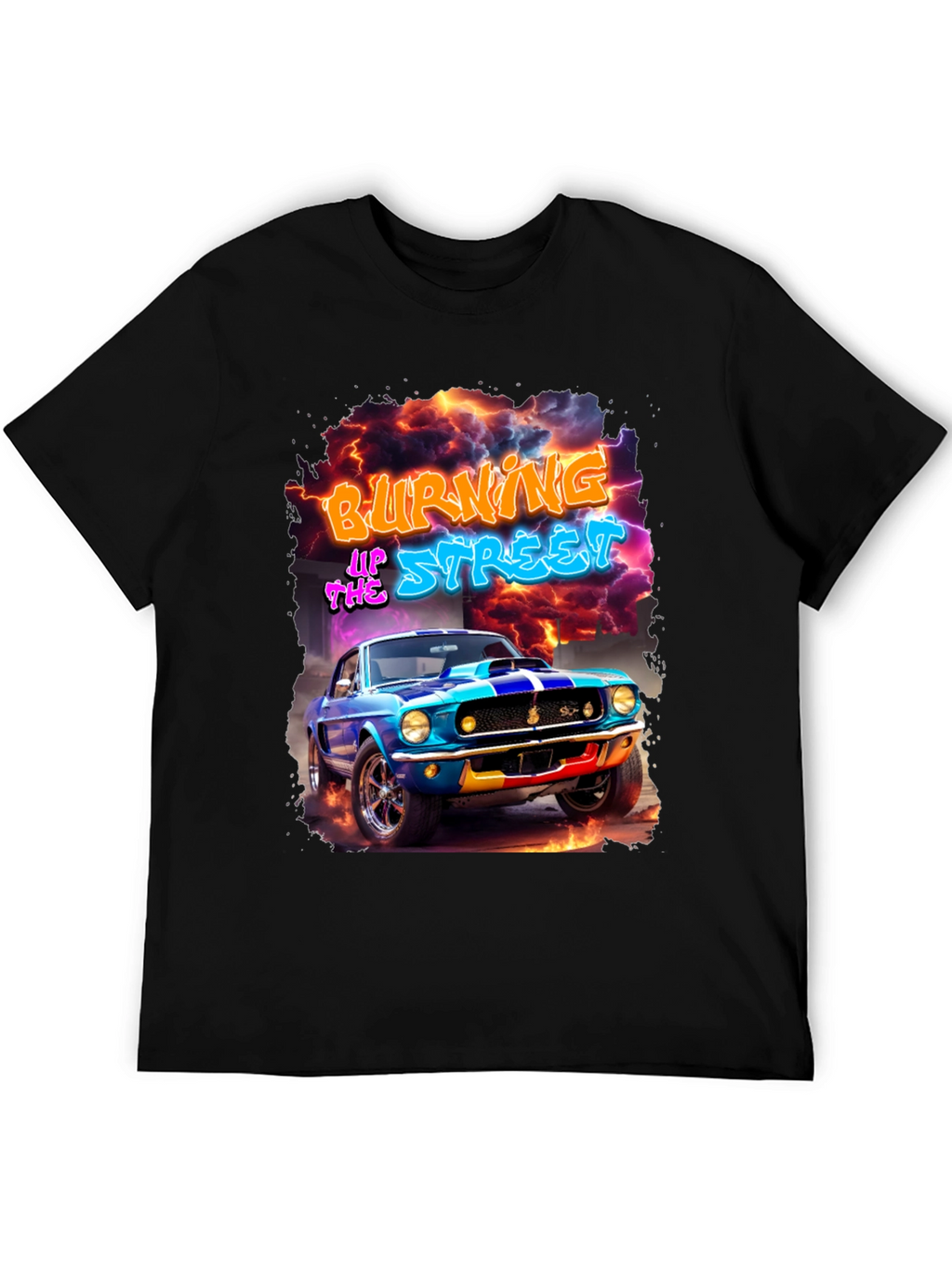 Burning Up The Street Graphic Tee
