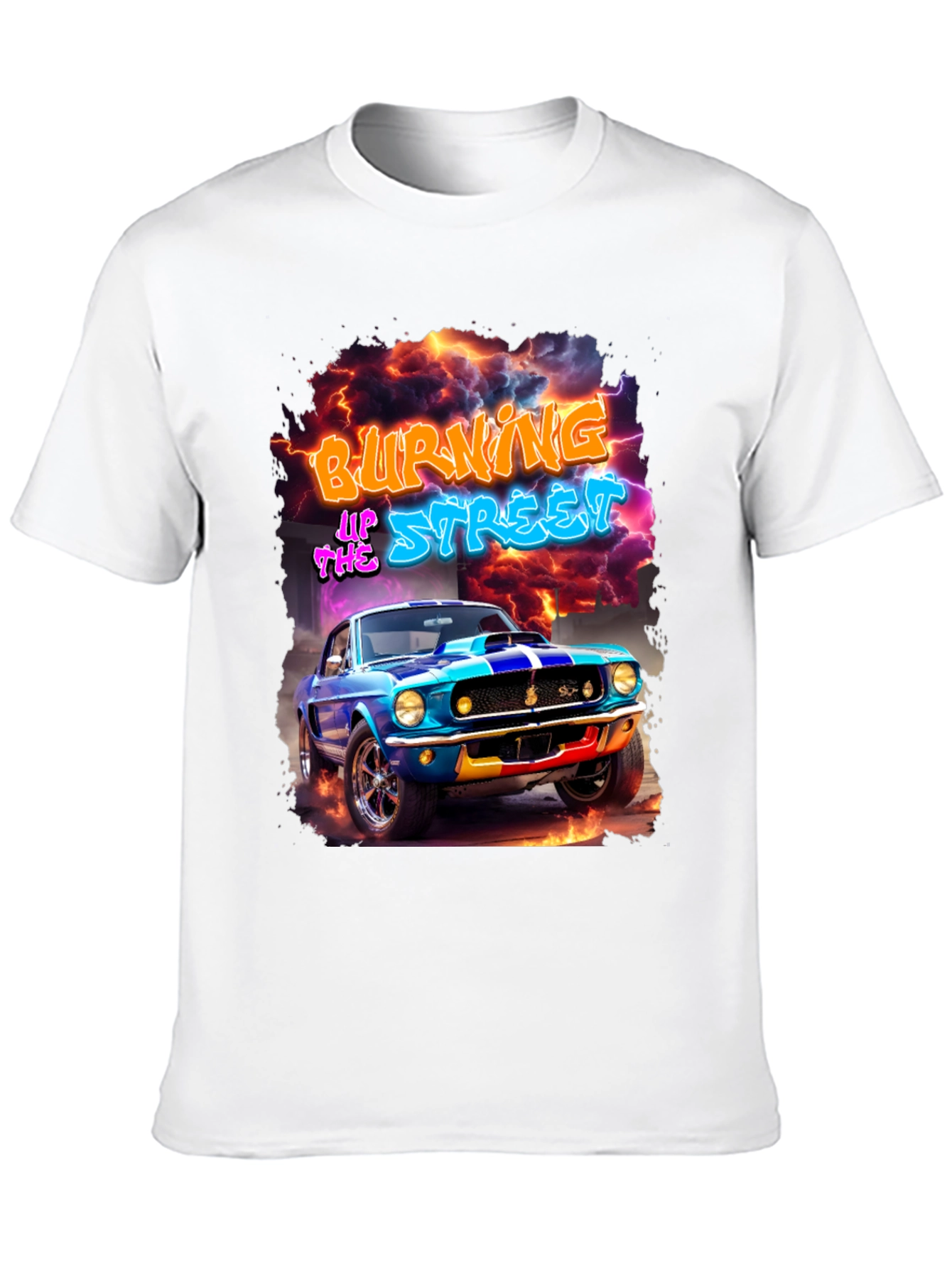 Burning Up The Street Graphic Tee