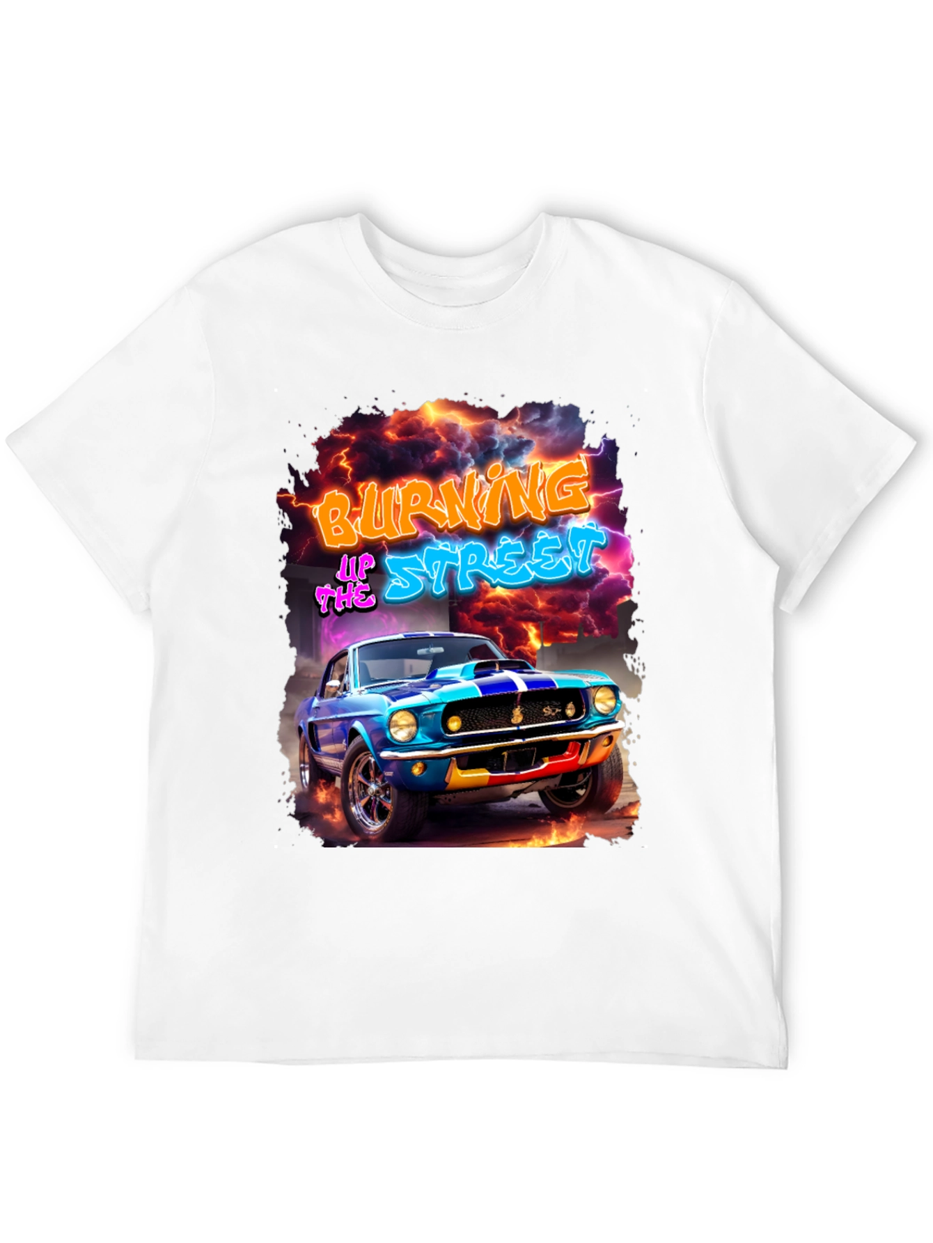 Burning Up The Street Graphic Tee
