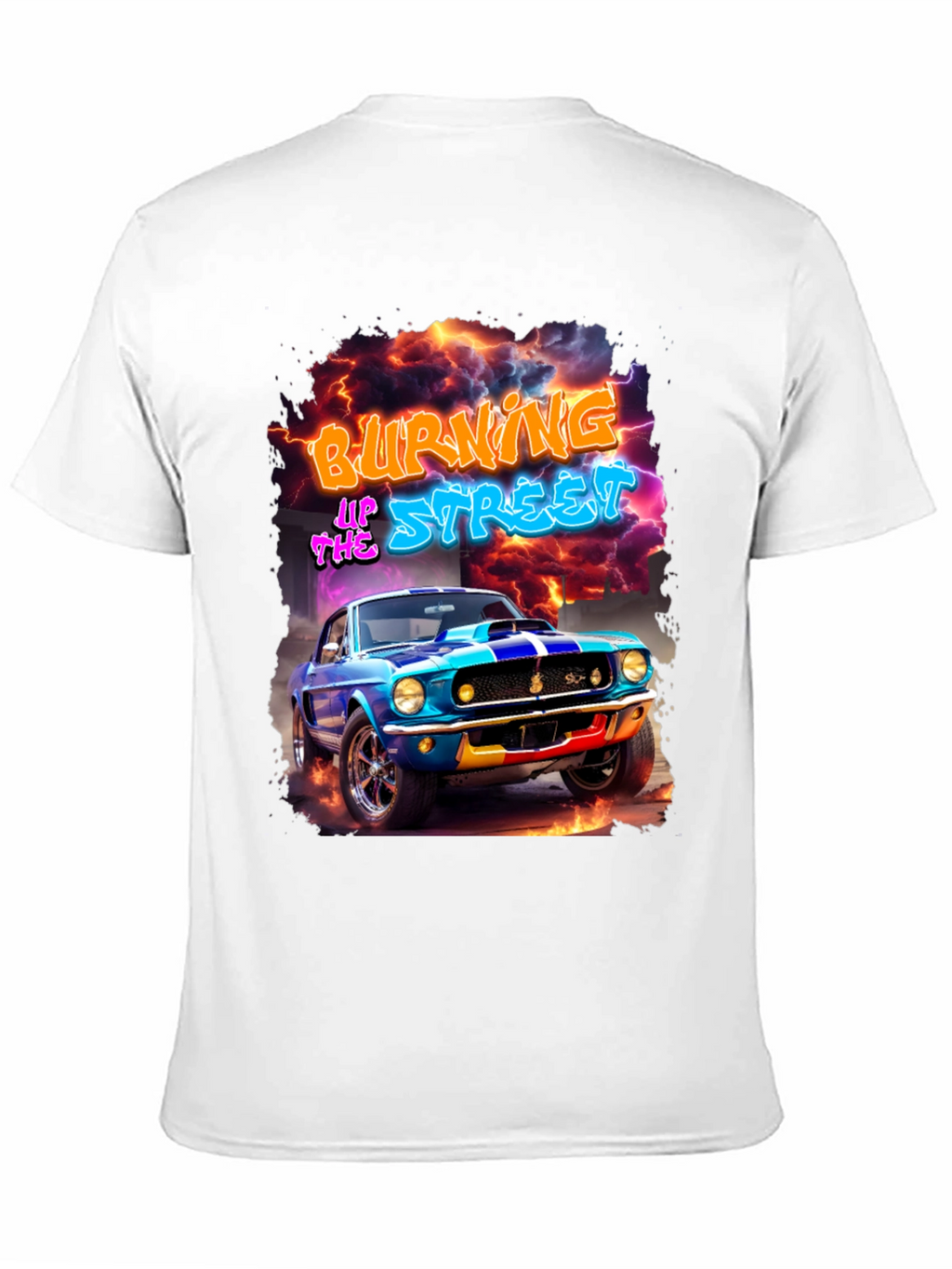 Burning Up The Street Graphic Tee