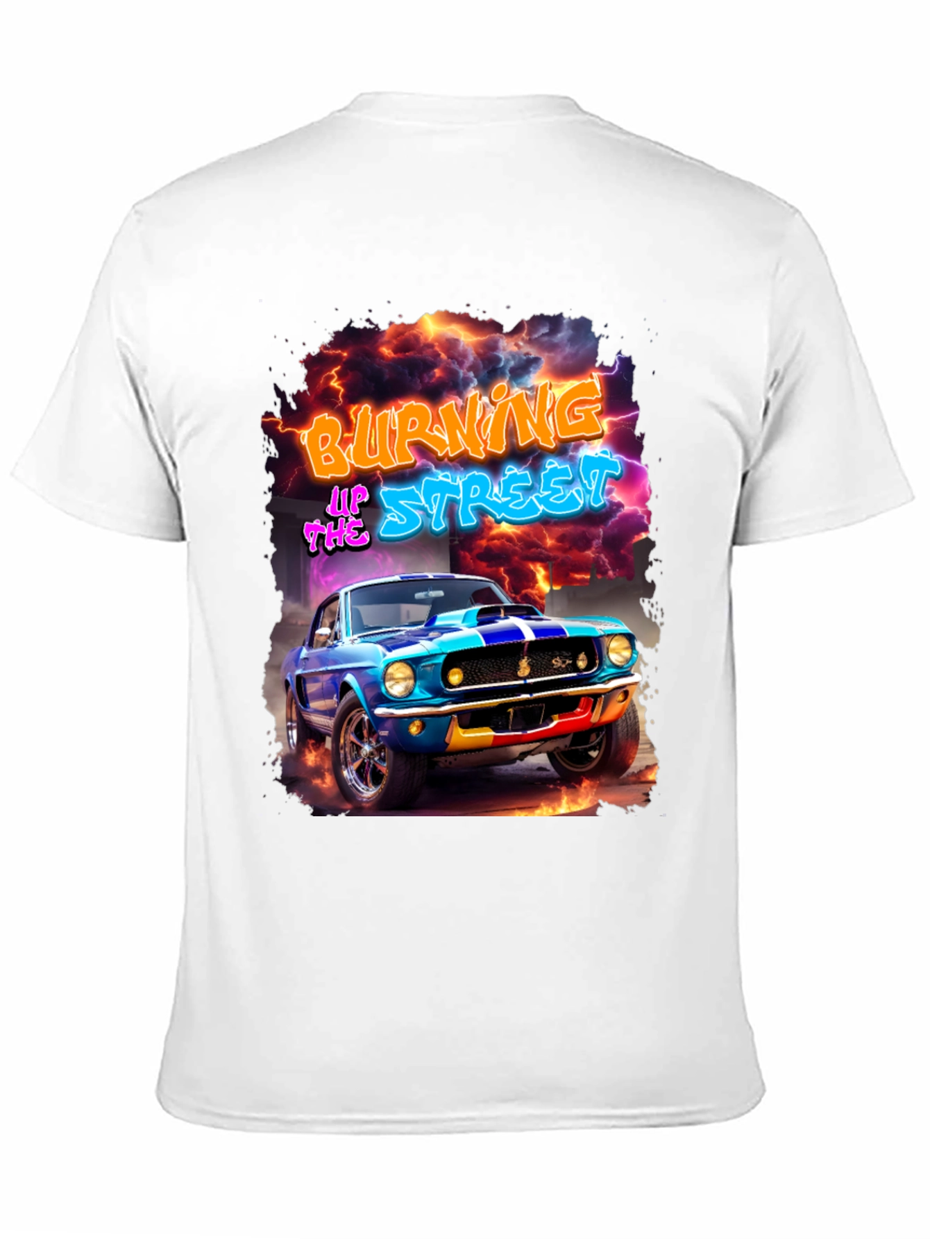 Burning Up The Street Graphic Tee