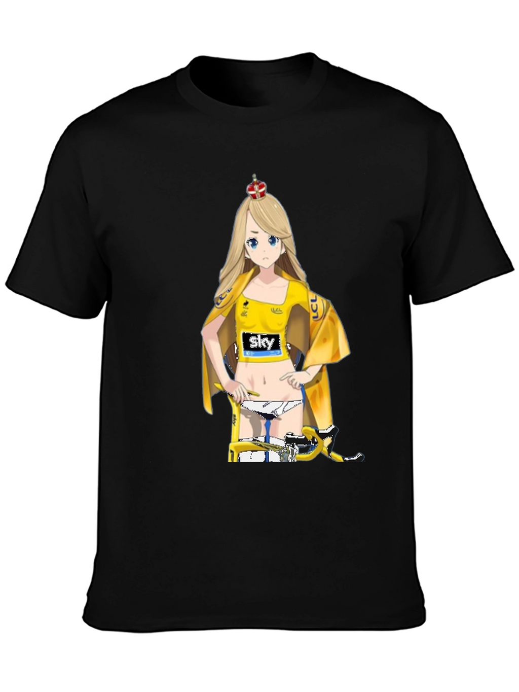 Anime Girl Cycling Jersey T-Shirt
