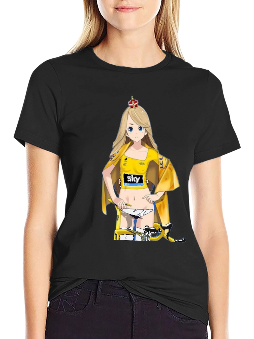 Anime Girl Cycling Jersey T-Shirt