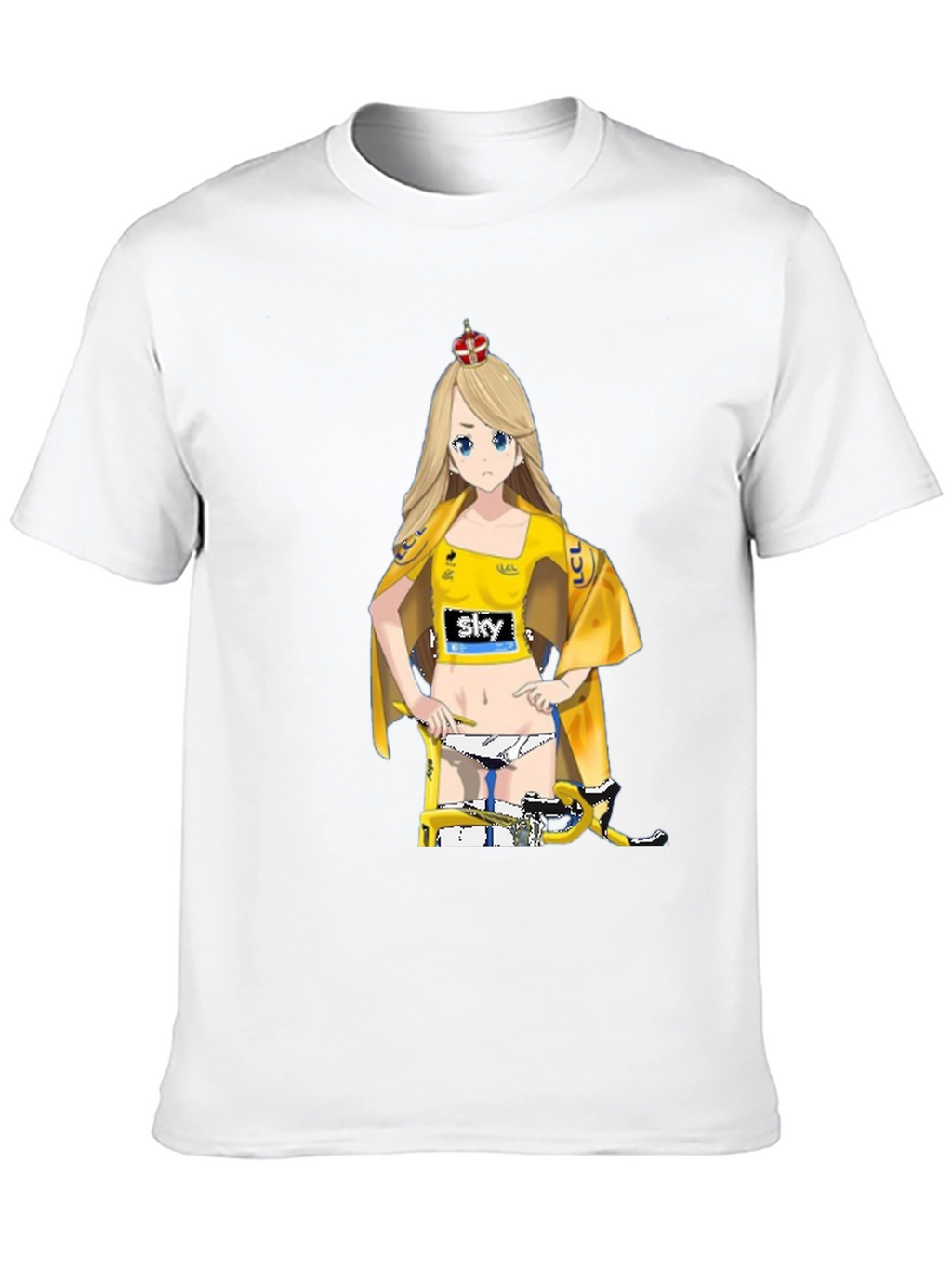 Anime Girl Cycling Jersey T-Shirt