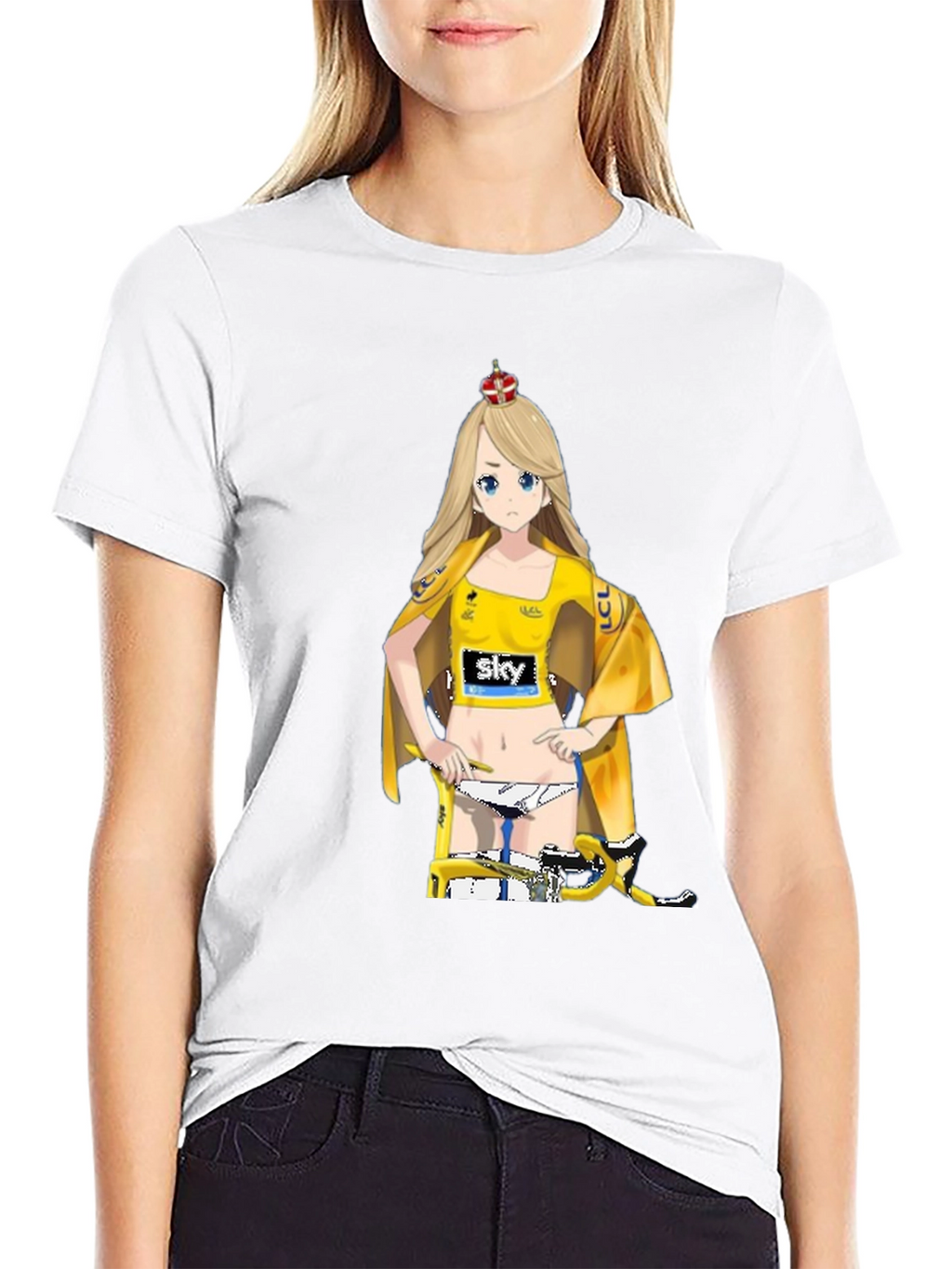 Anime Girl Cycling Jersey T-Shirt