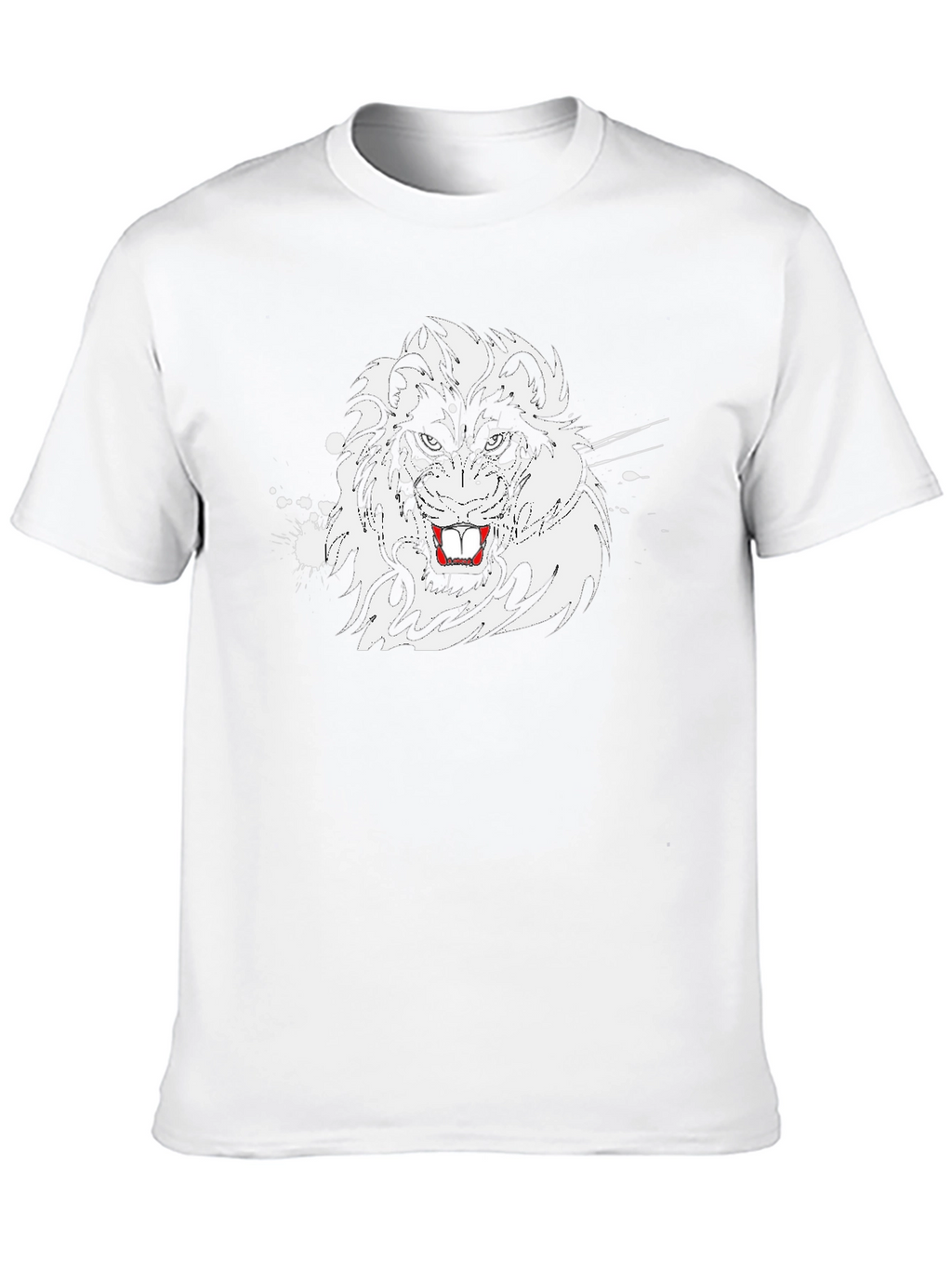 Bold Graphic Lion T-Shirt