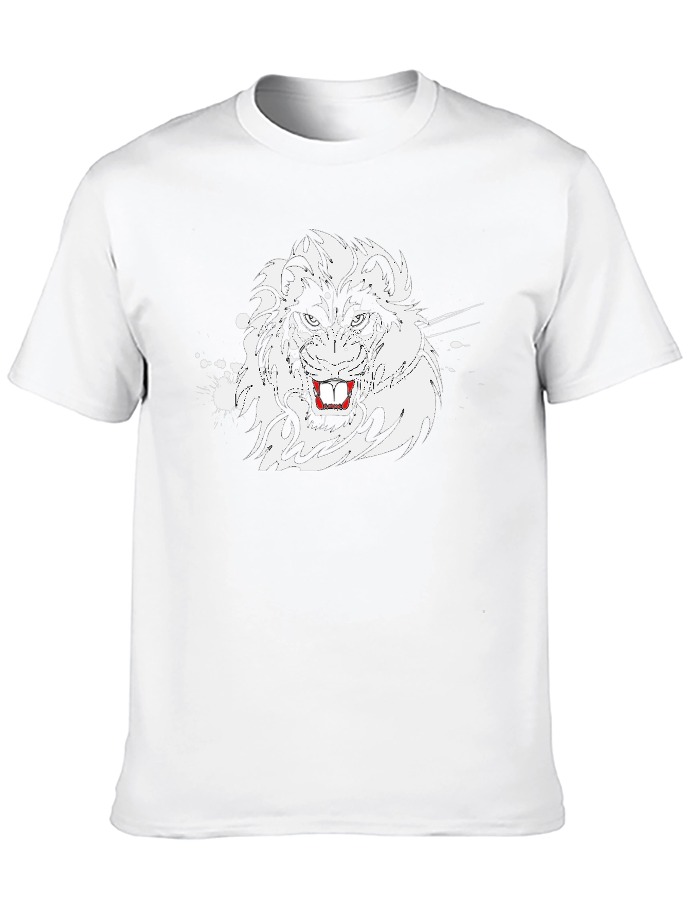 Bold Graphic Lion T-Shirt