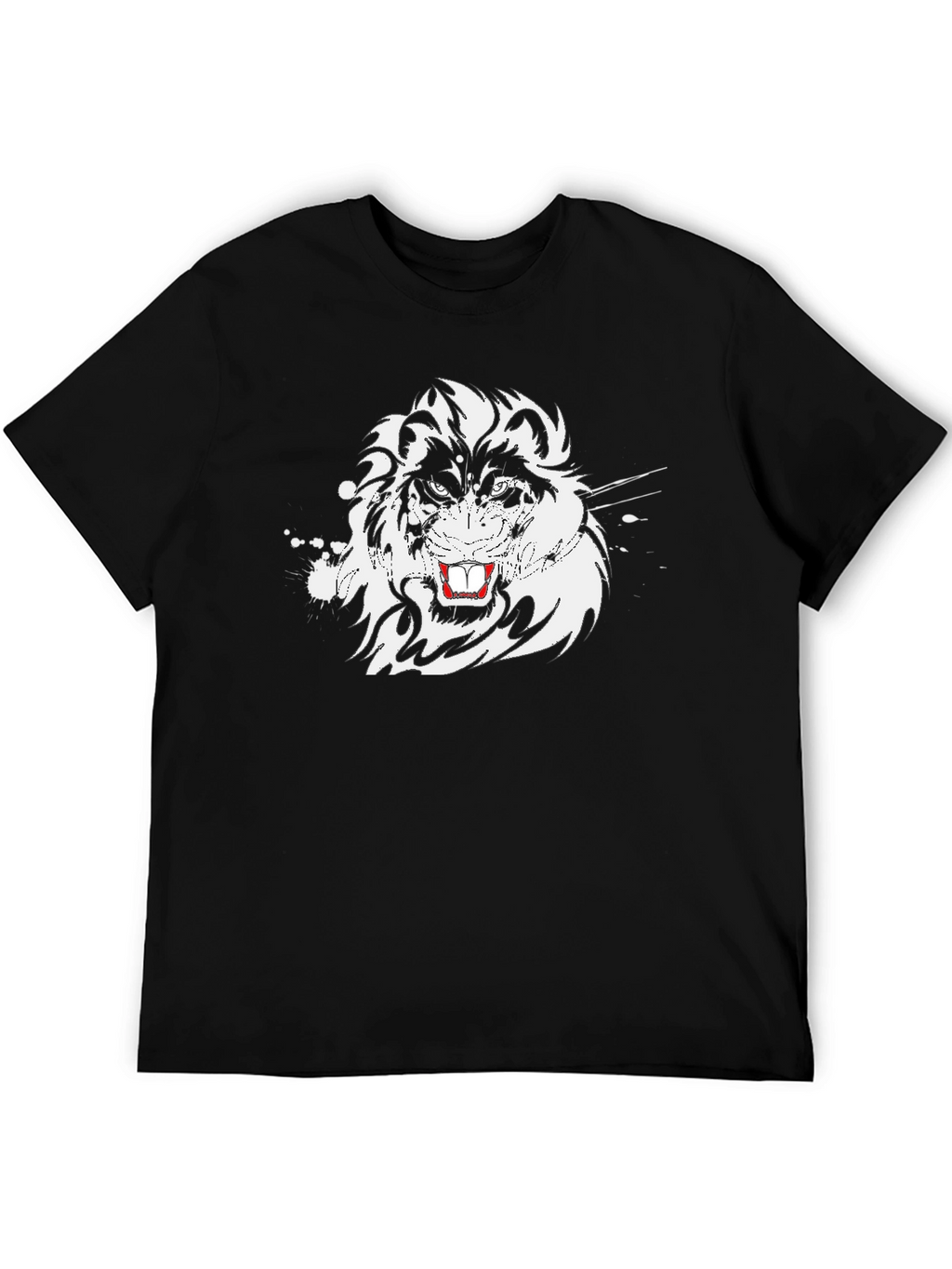 Bold Graphic Lion T-Shirt