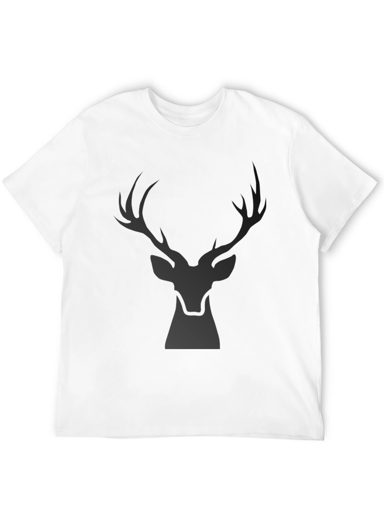 Black Deer Graphic T-Shirt - Stylish Casual Wear