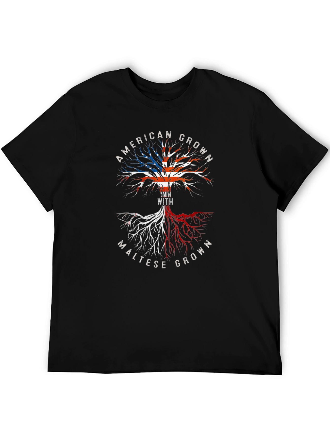 American & Maltese Grown Tree T-Shirt