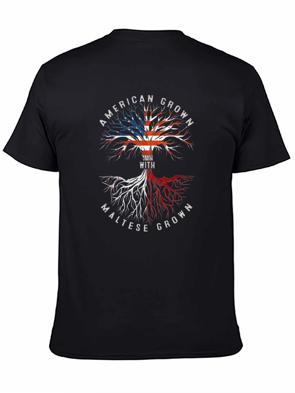 American & Maltese Grown Tree T-Shirt