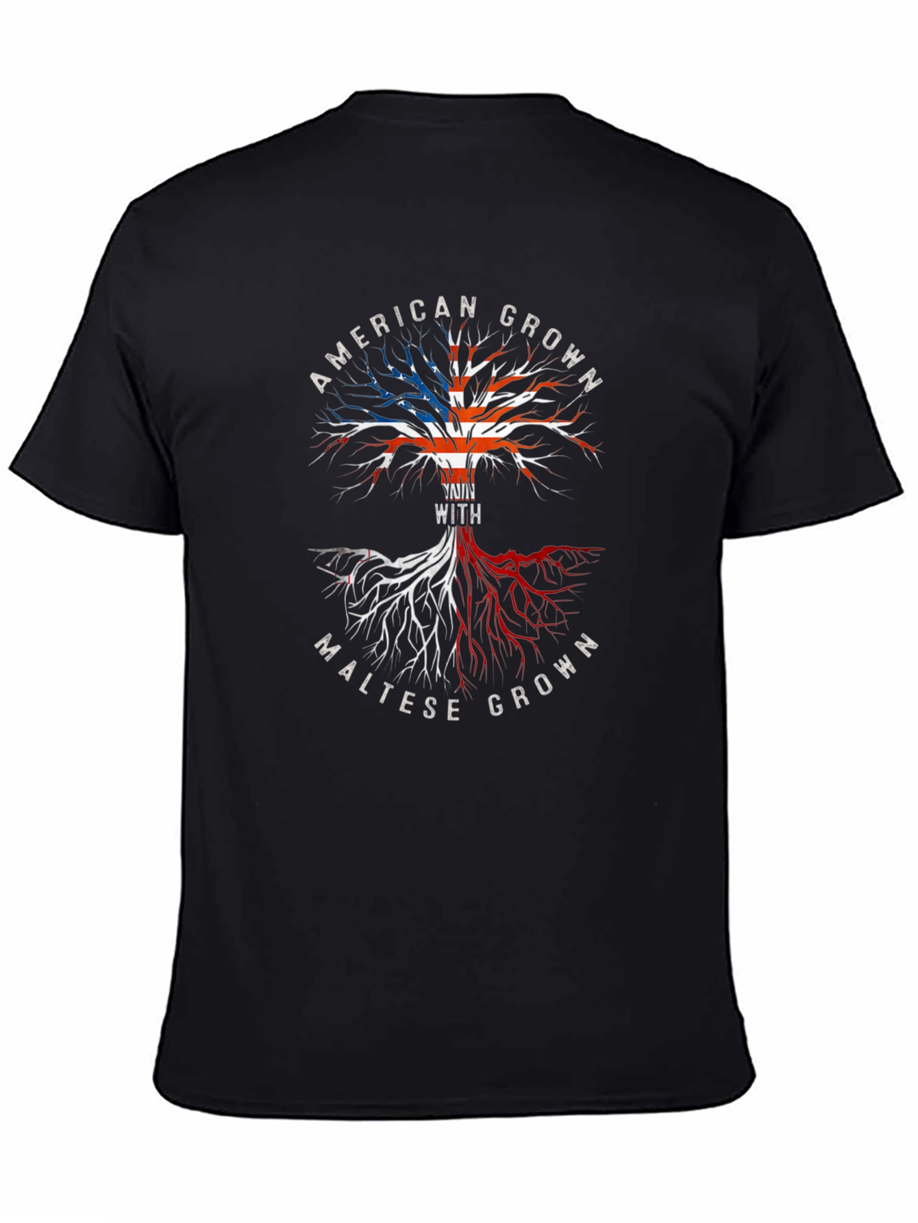 American & Maltese Grown Tree T-Shirt