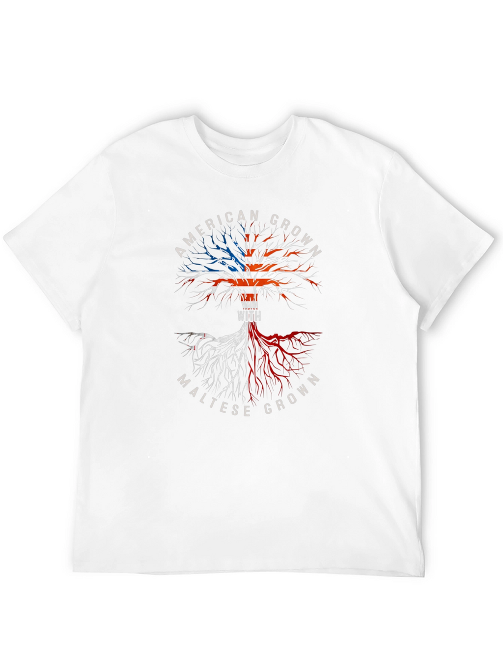 American & Maltese Grown Tree T-Shirt