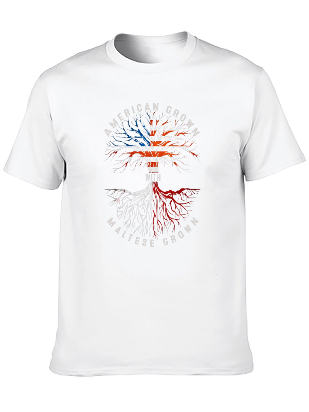 American & Maltese Grown Tree T-Shirt