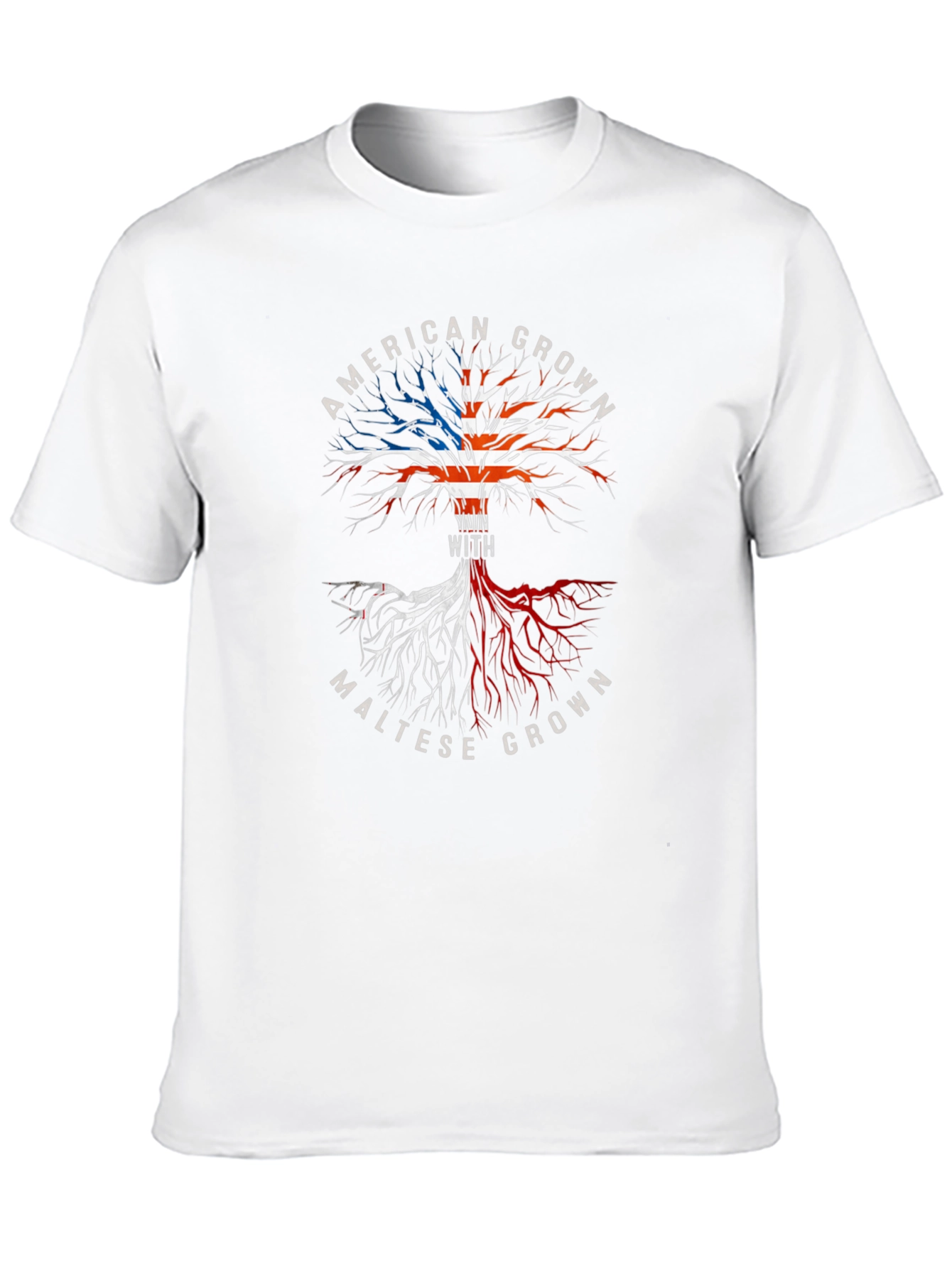American & Maltese Grown Tree T-Shirt
