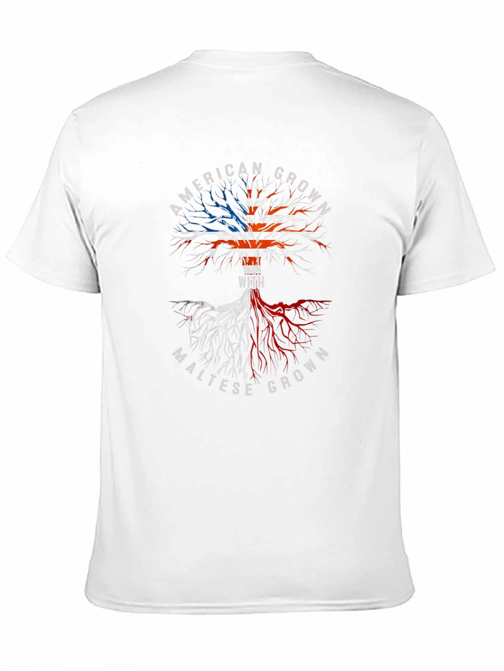 American & Maltese Grown Tree T-Shirt