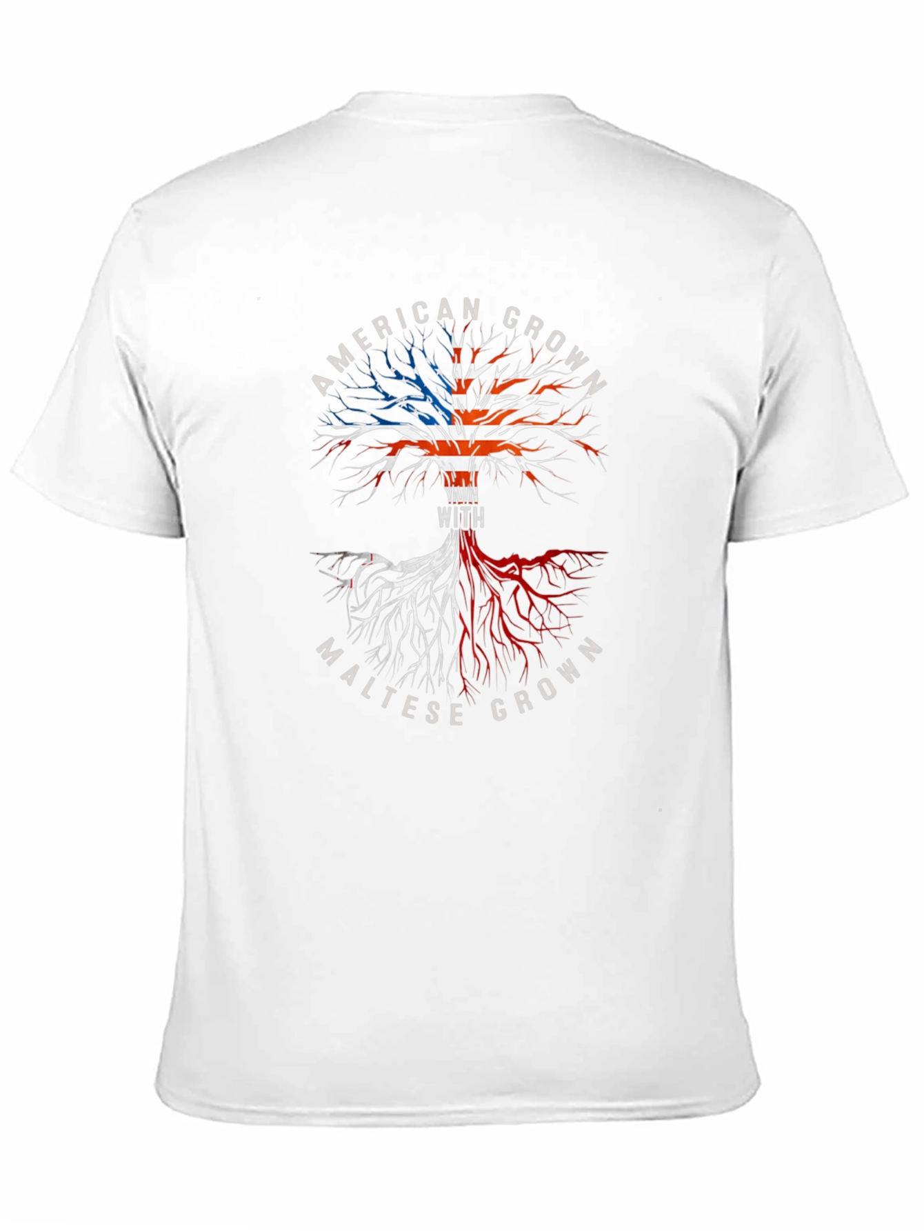 American & Maltese Grown Tree T-Shirt