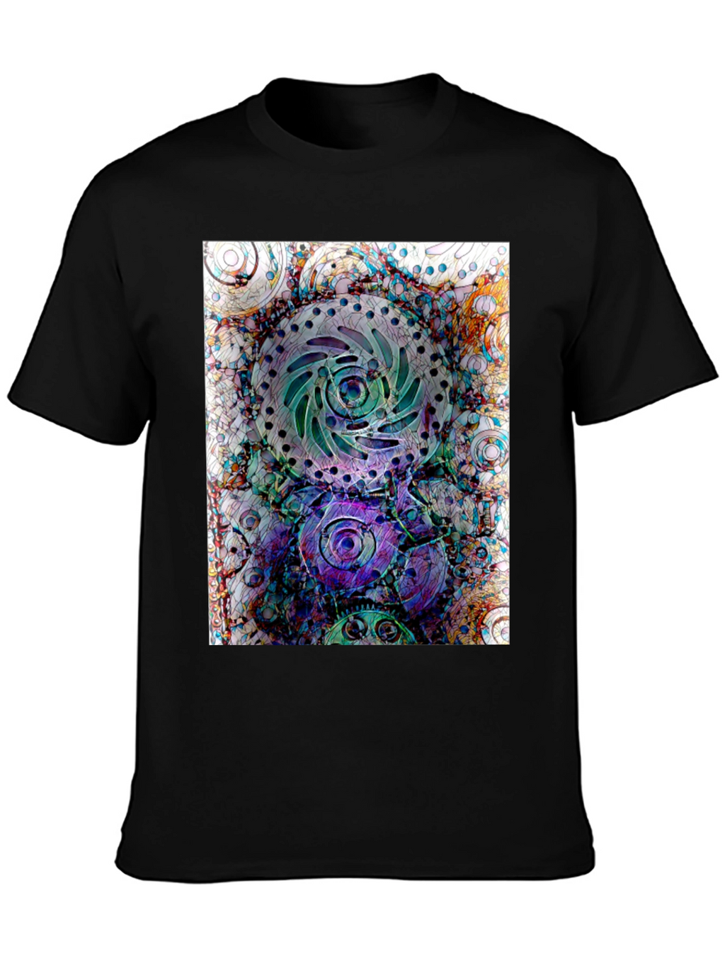 Abstract Steampunk Gear T-Shirt