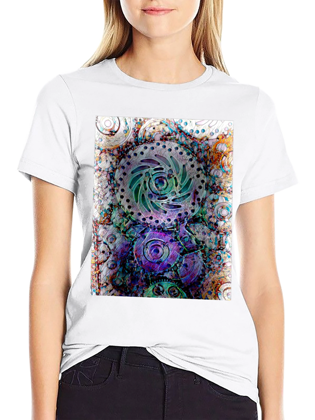 Abstract Steampunk Gear T-Shirt