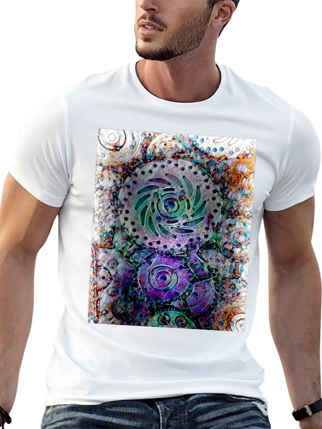 Abstract Steampunk Gear T-Shirt