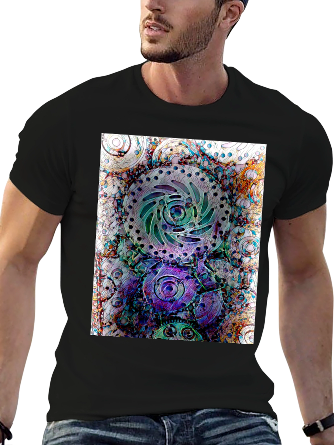 Abstract Steampunk Gear T-Shirt