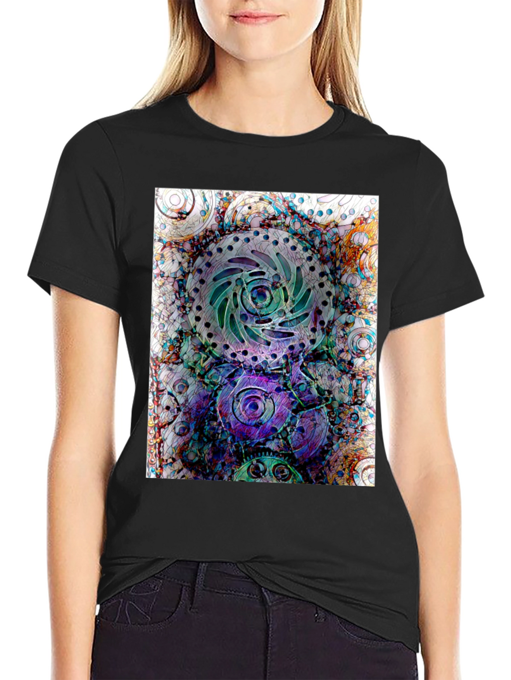 Abstract Steampunk Gear T-Shirt