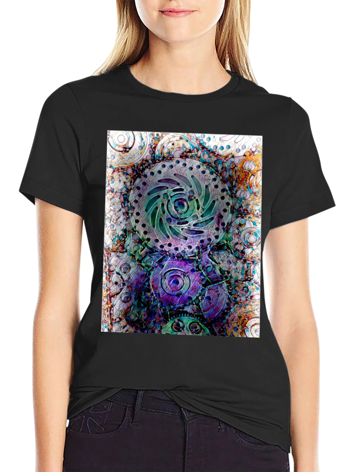 Abstract Steampunk Gear T-Shirt