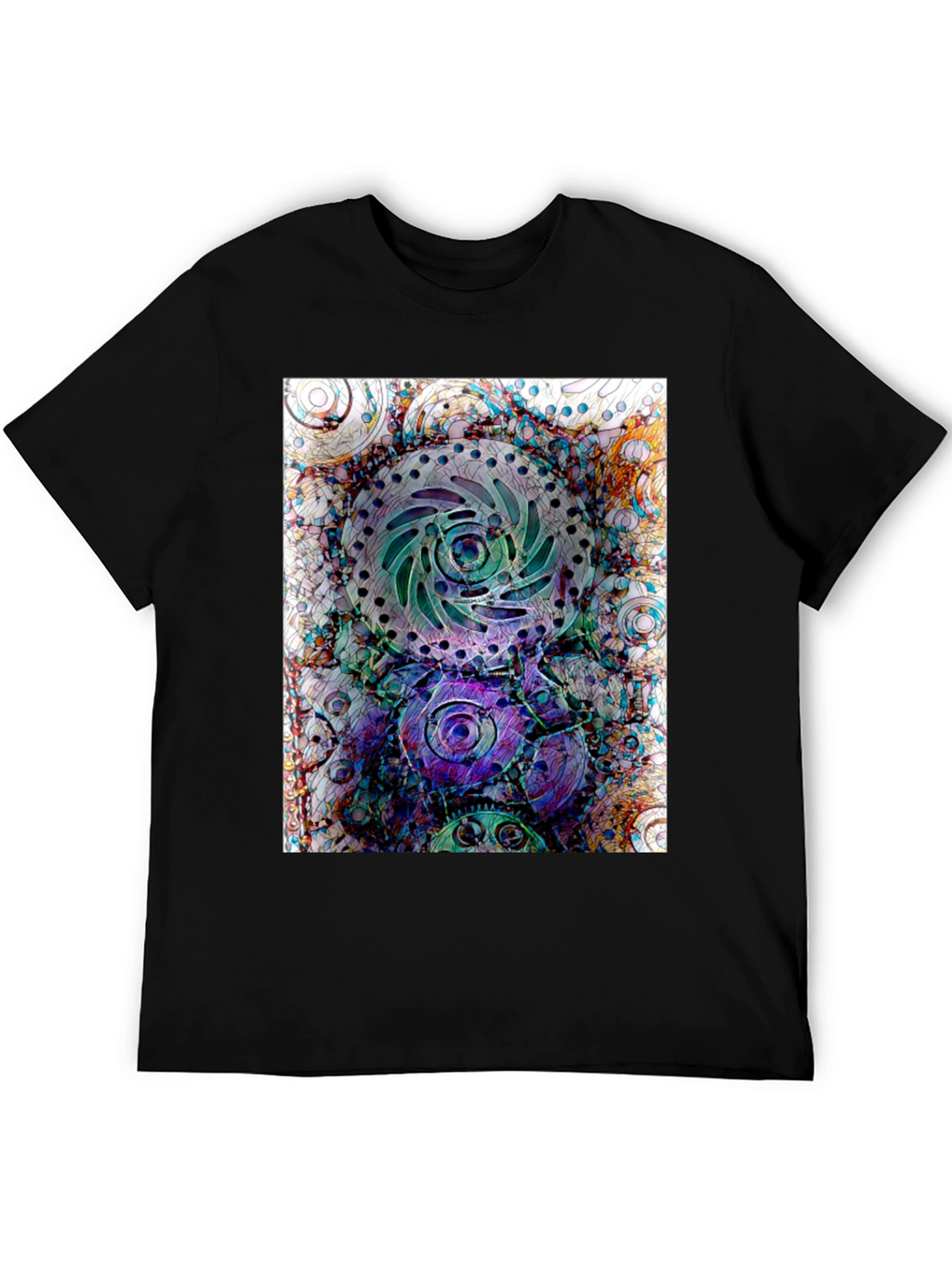 Abstract Steampunk Gear T-Shirt