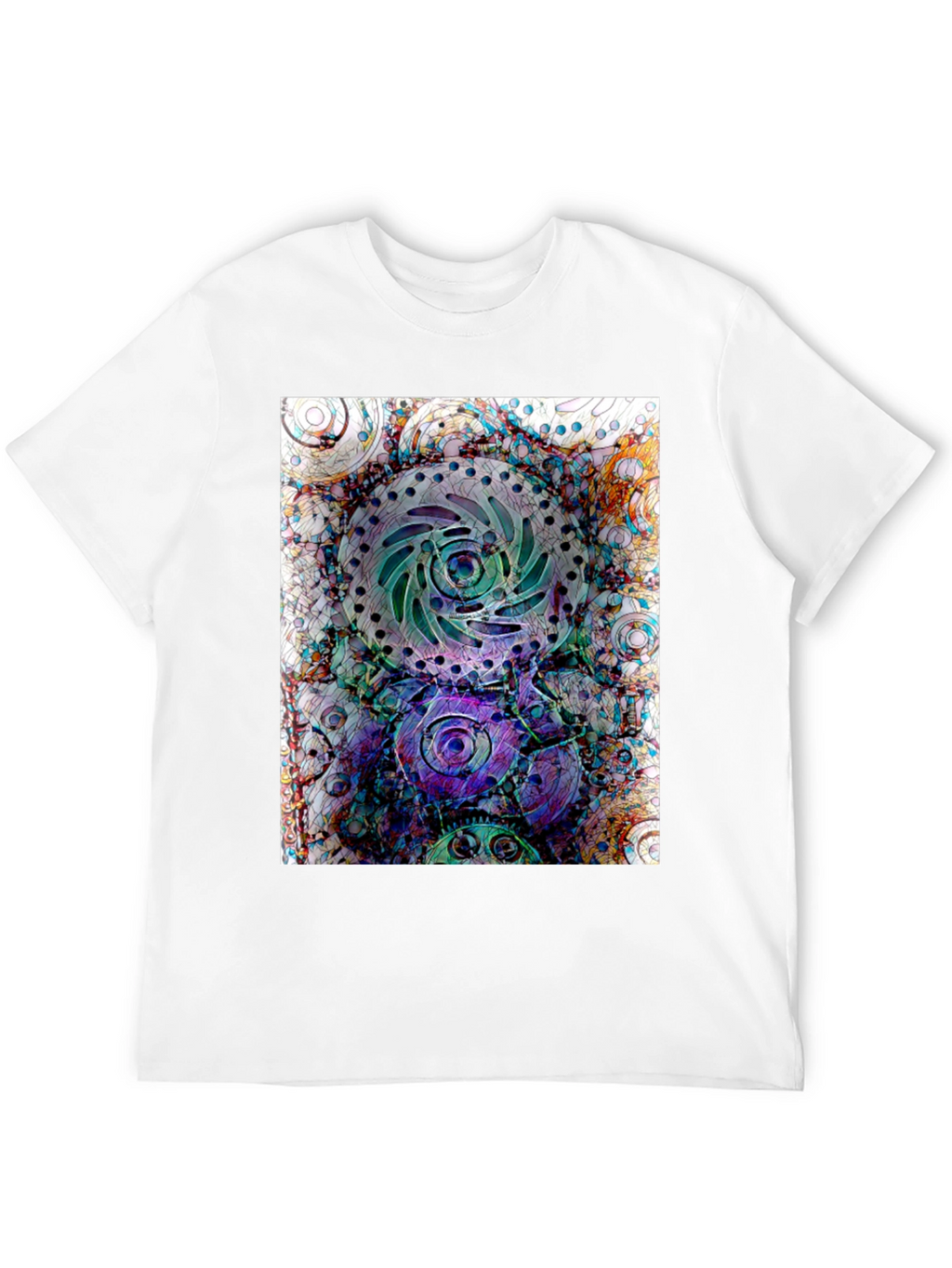 Abstract Steampunk Gear T-Shirt