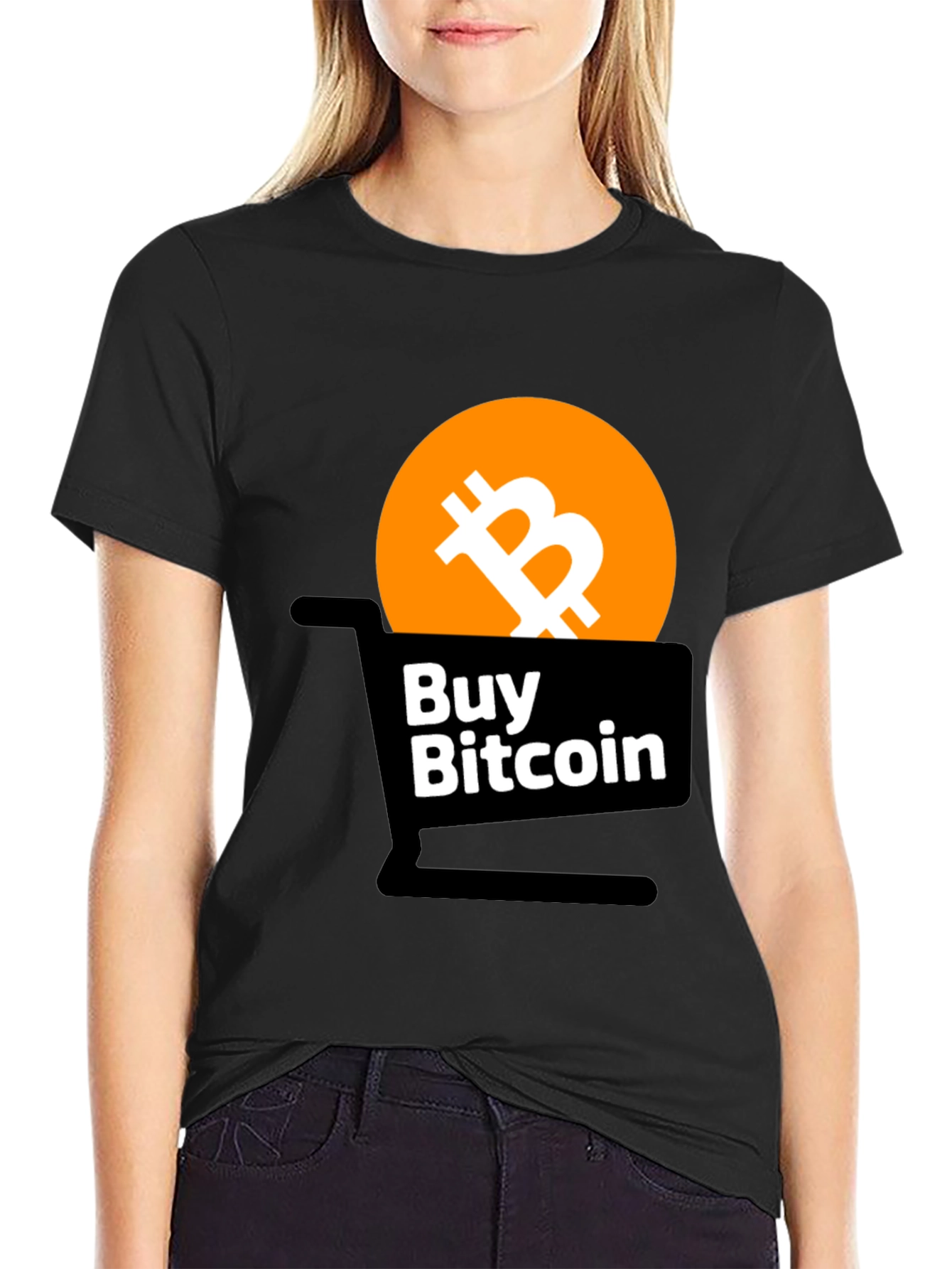 Buy Bitcoin Black Graphic Tee - Crypto Lovers Shirt