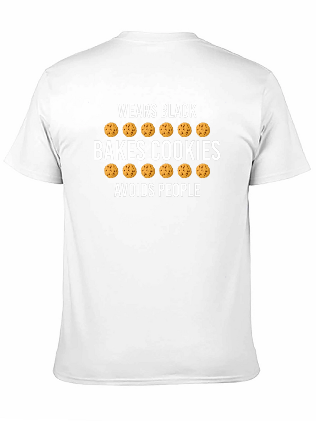 Bakes Cookies Black T-Shirt