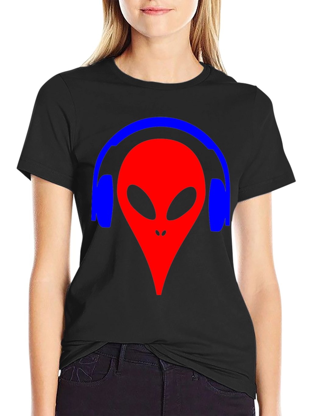 Alien Headphone Graphic Tee