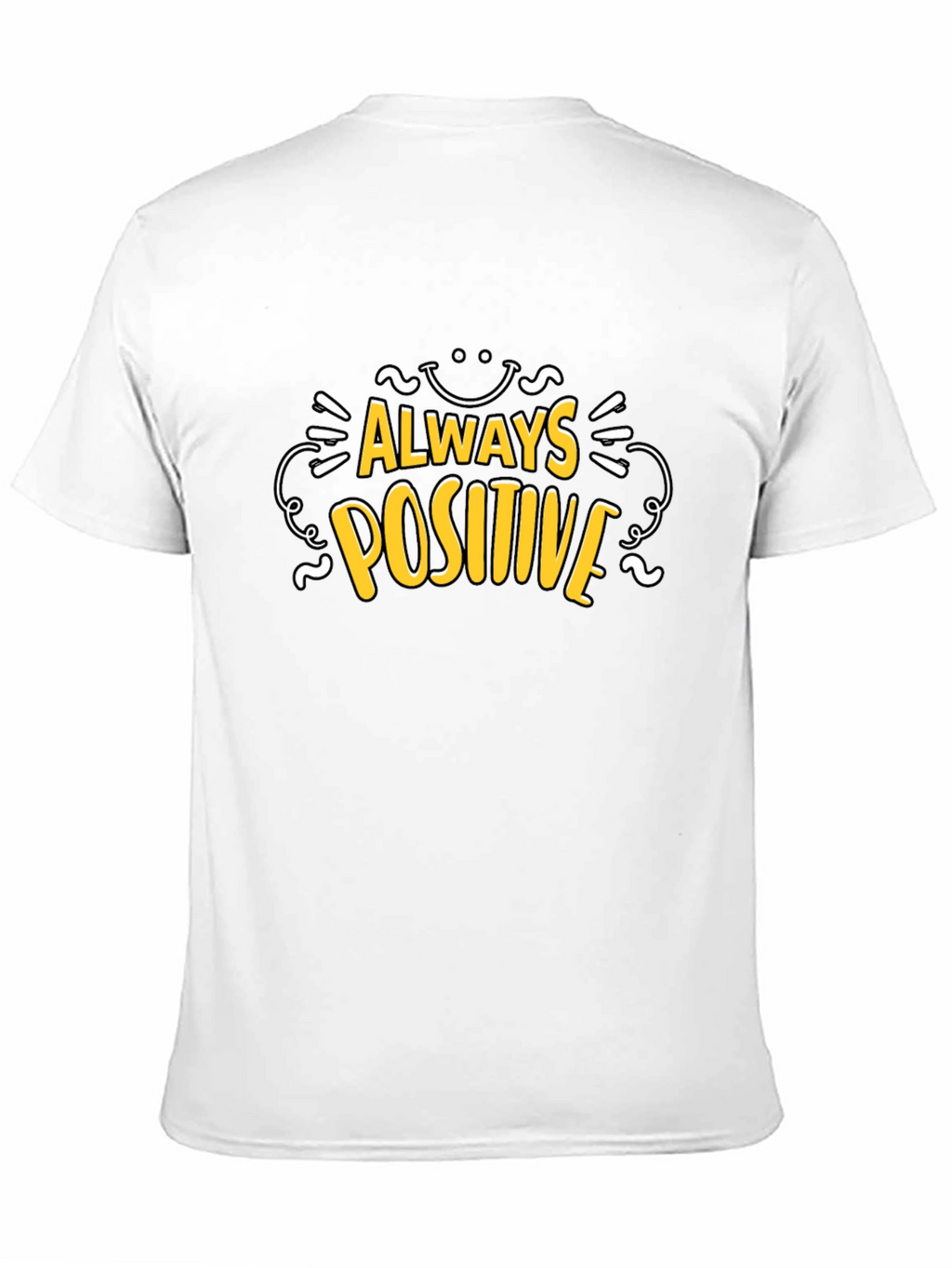 Always Positive Black T-Shirt