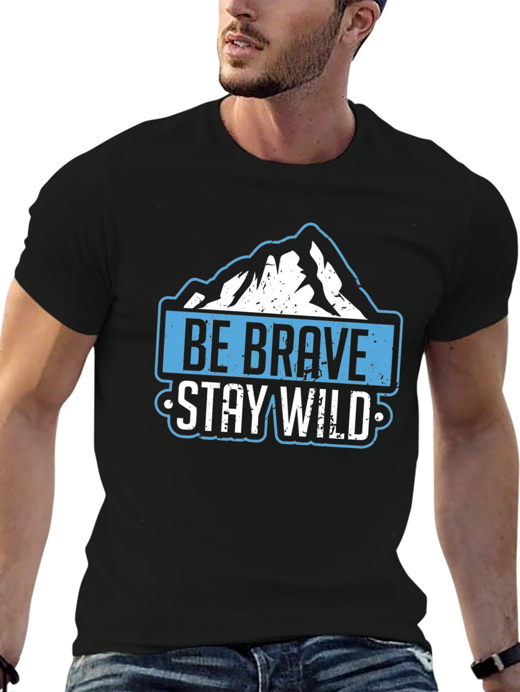 Be Brave Stay Wild Graphic Tee