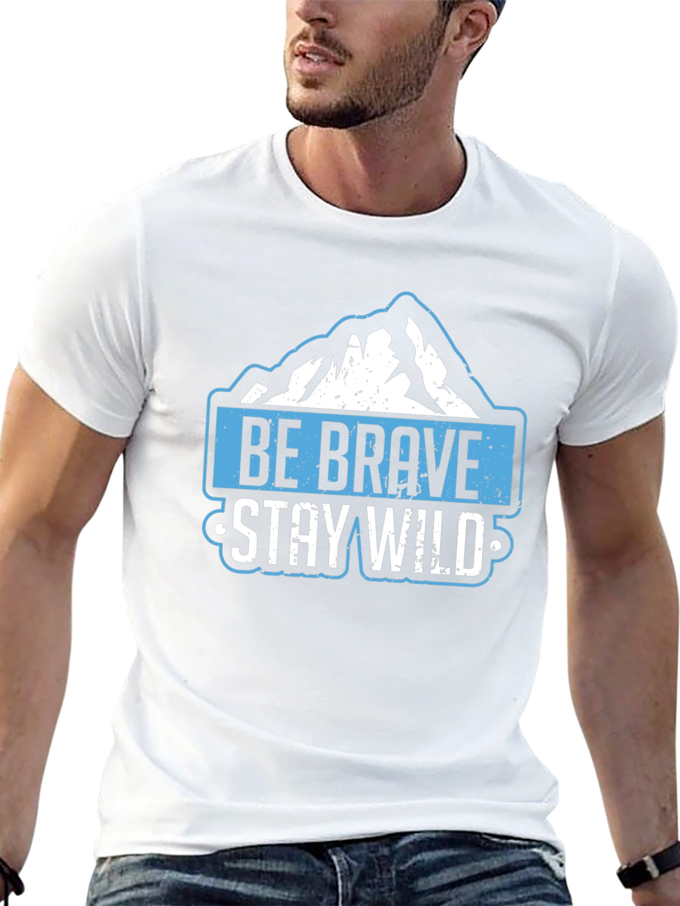 Be Brave Stay Wild Graphic Tee