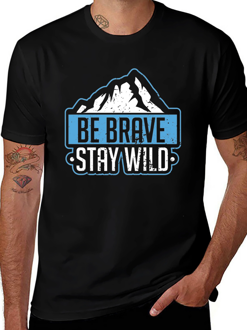 Be Brave Stay Wild Graphic Tee