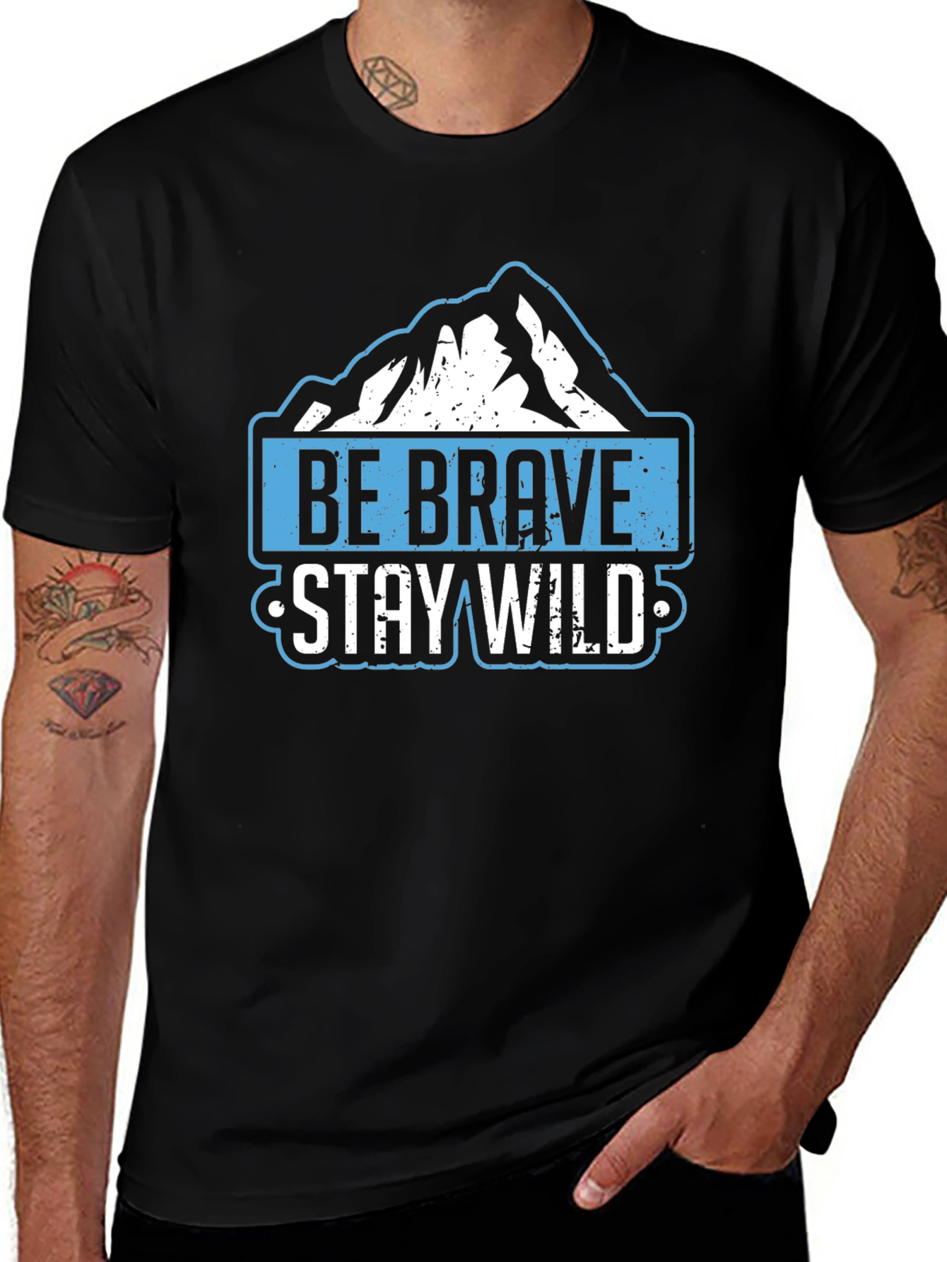 Be Brave Stay Wild Graphic Tee