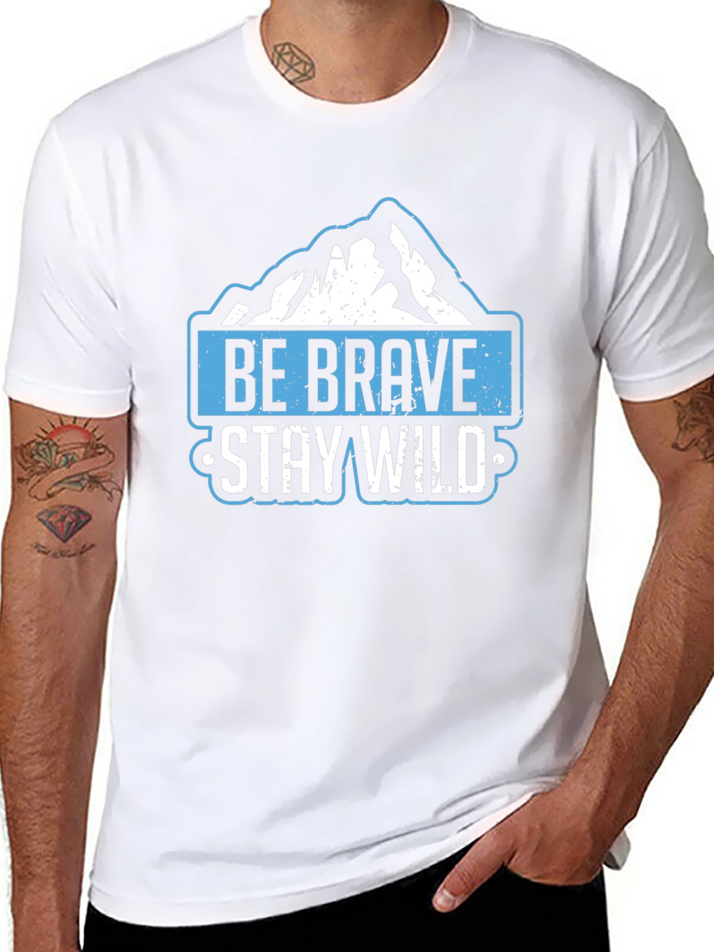 Be Brave Stay Wild Graphic Tee