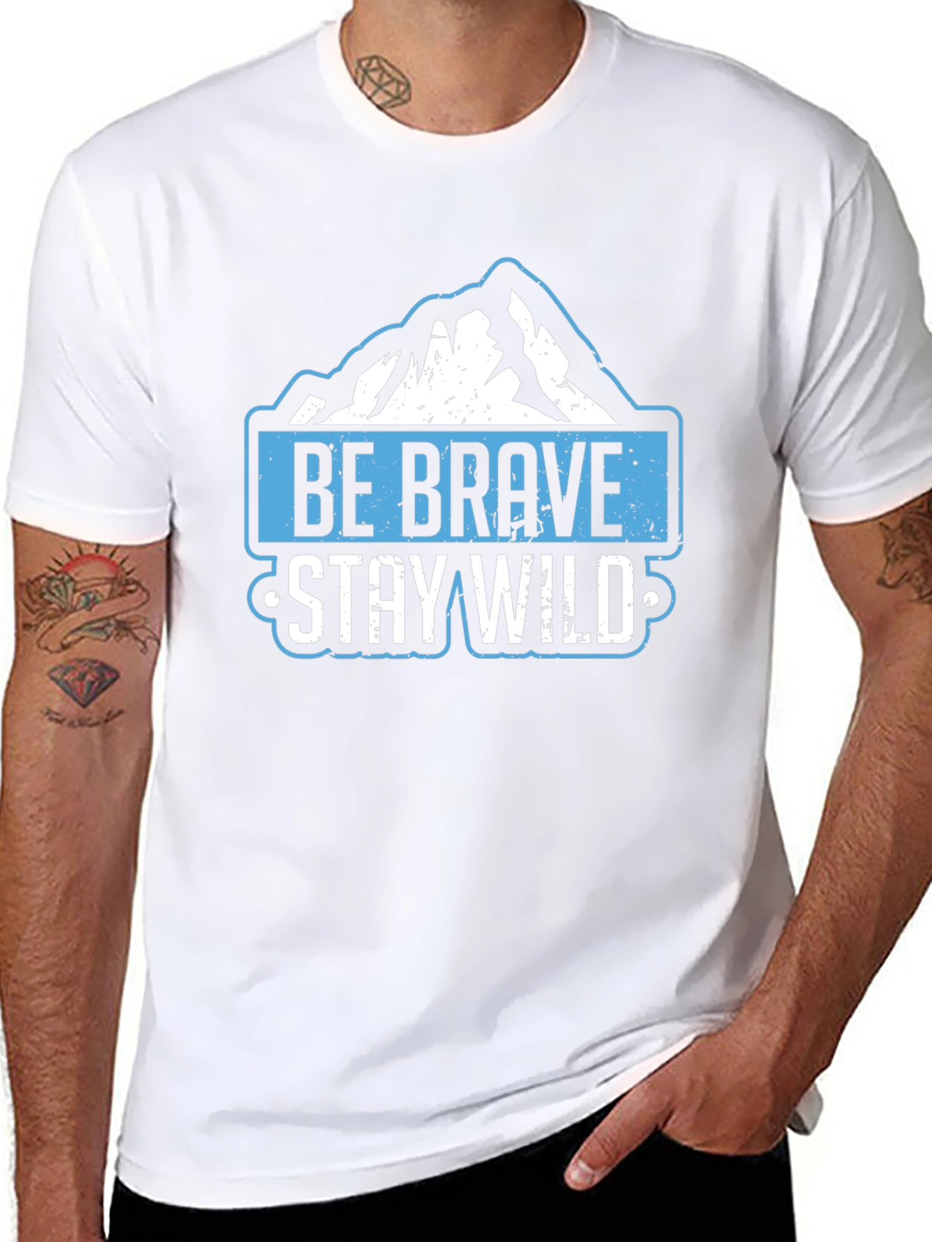Be Brave Stay Wild Graphic Tee