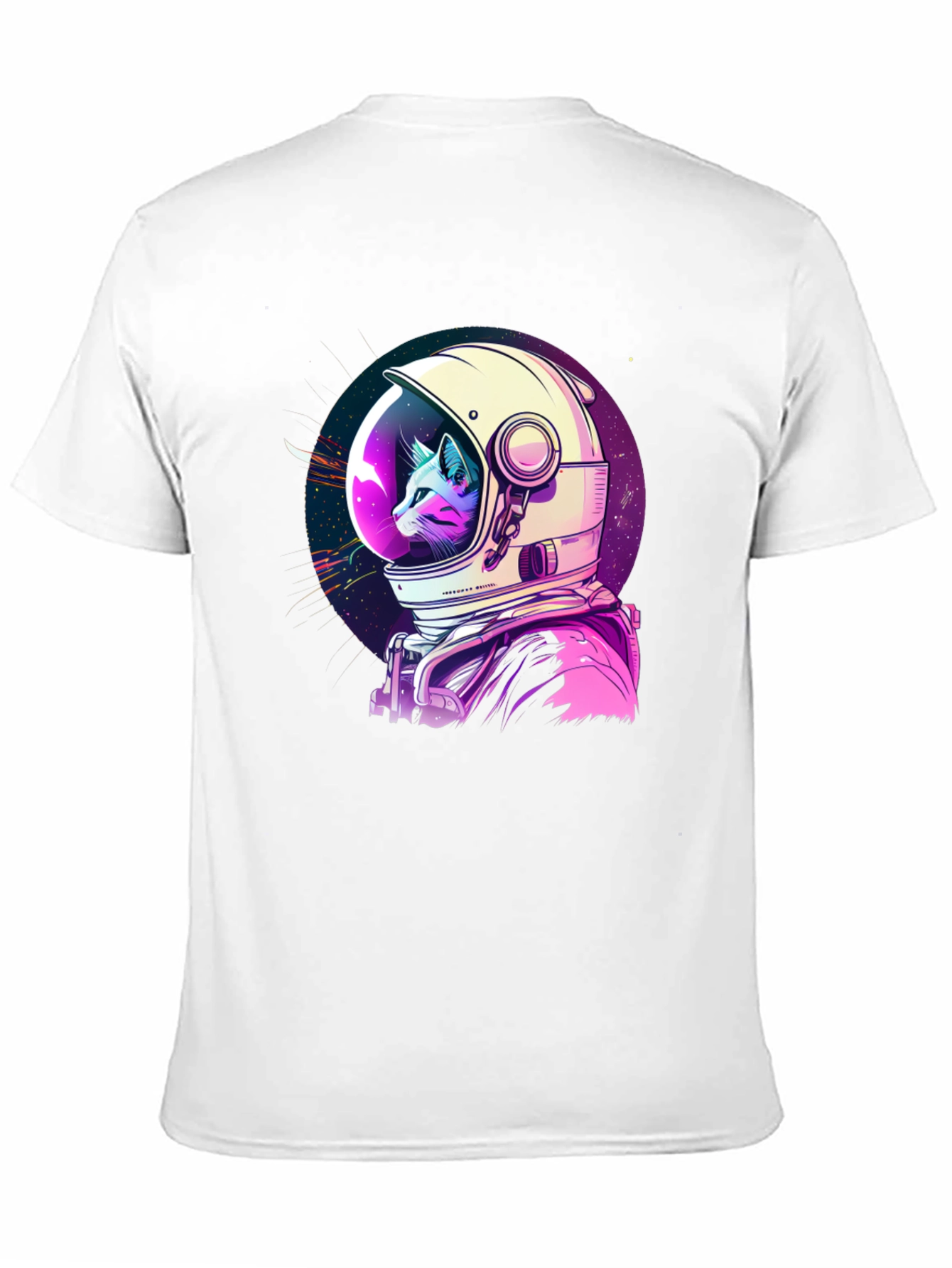 Astronaut Cat Graphic T-Shirt