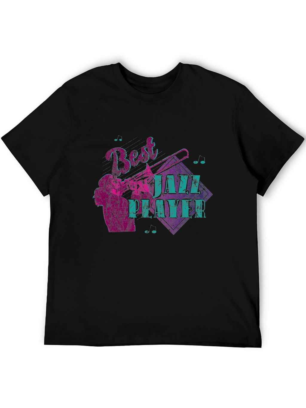 Best Jazz Player Graphic Black T-Shirt