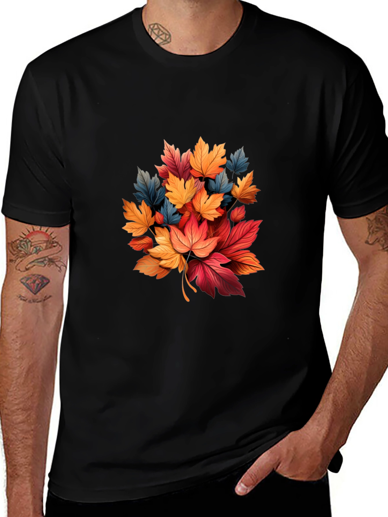 Autumn Leaves Graphic T-Shirt