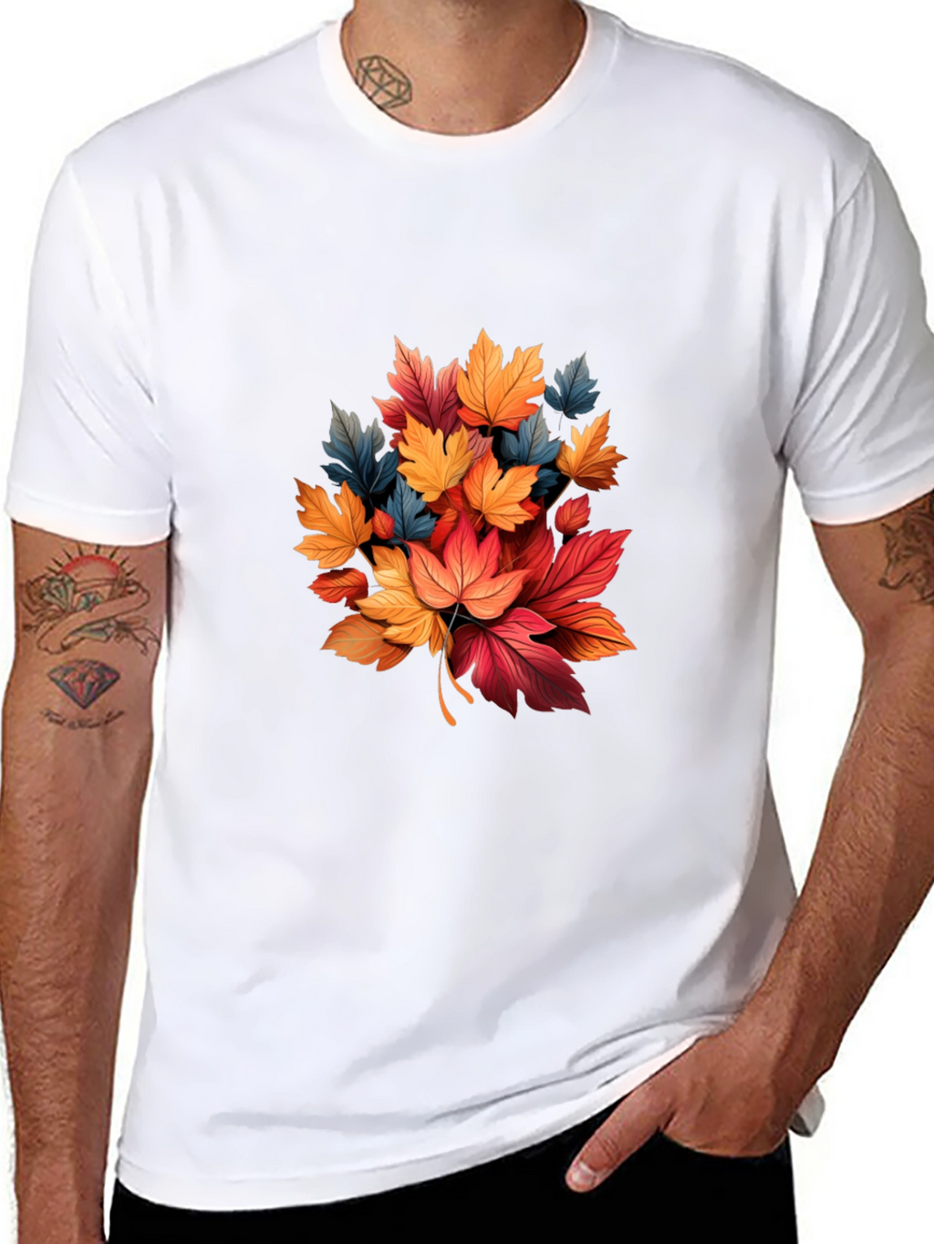 Autumn Leaves Graphic T-Shirt