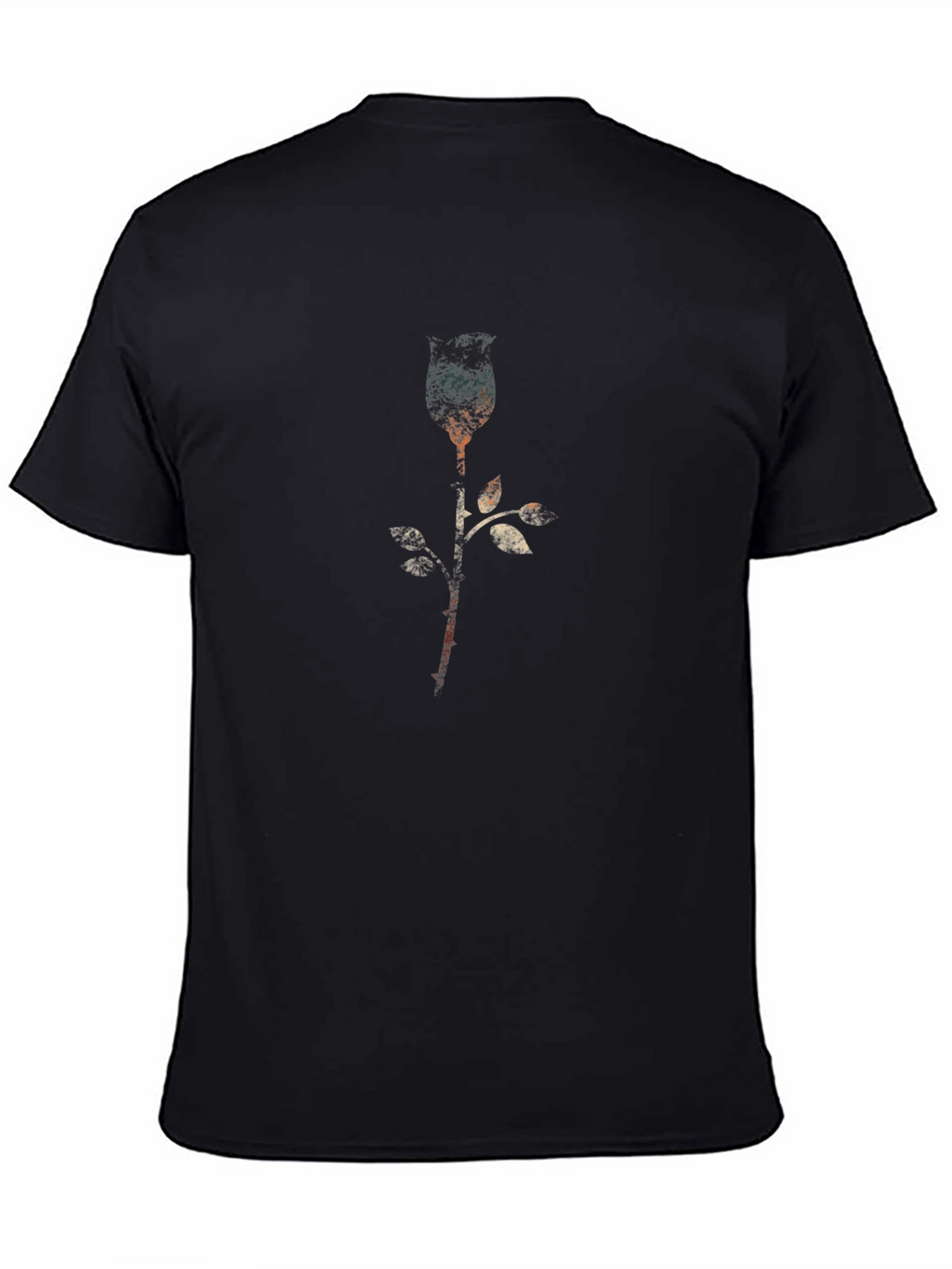 Abstract Rose Graphic T-Shirt - Modern Style