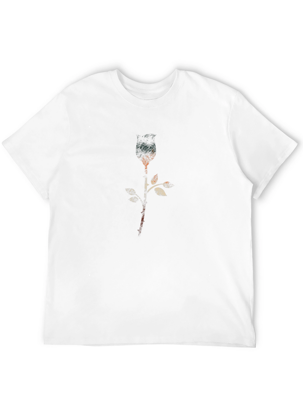 Abstract Rose Graphic T-Shirt - Modern Style