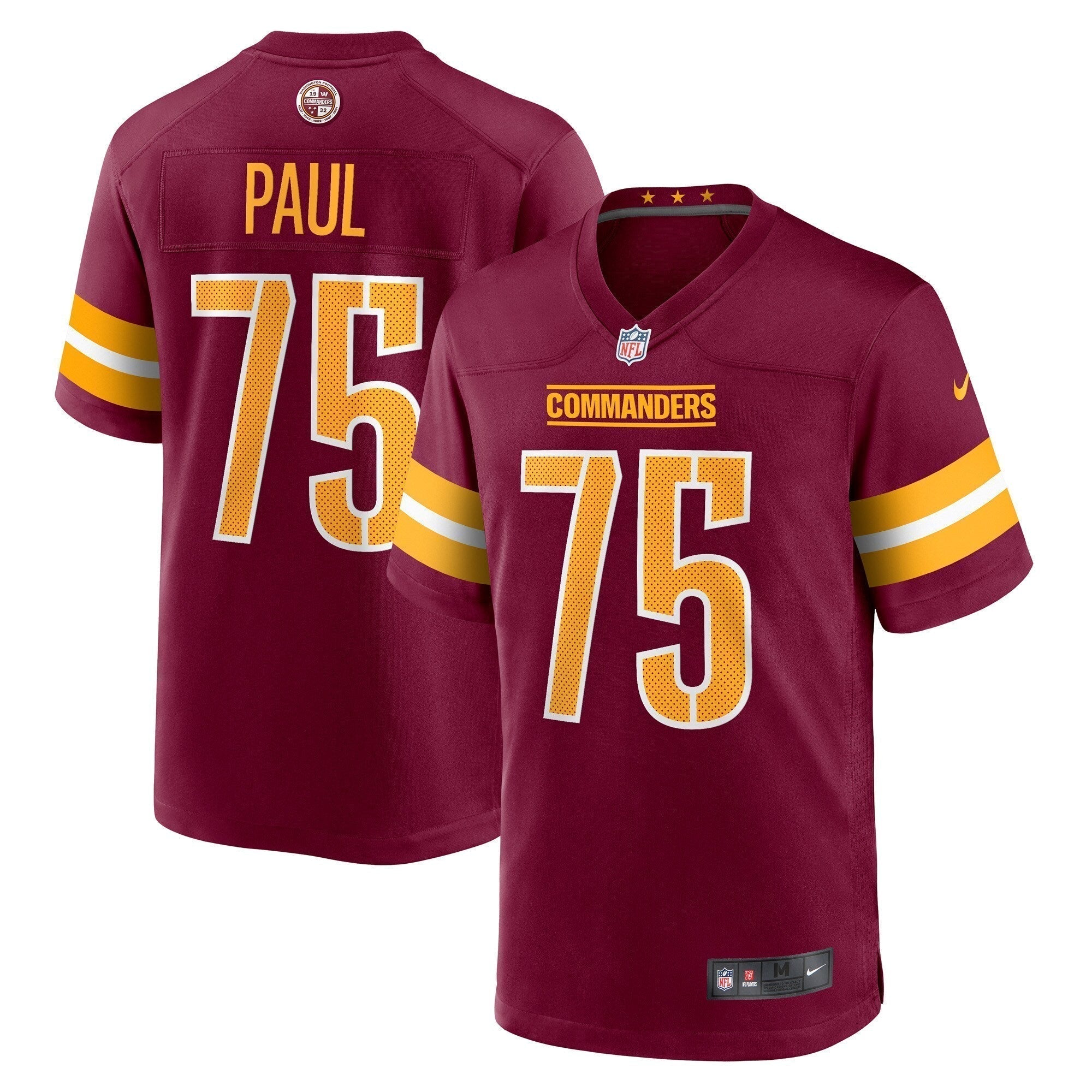 Chris Paul Washington Commanders Nike   Game Jersey - Burgundy