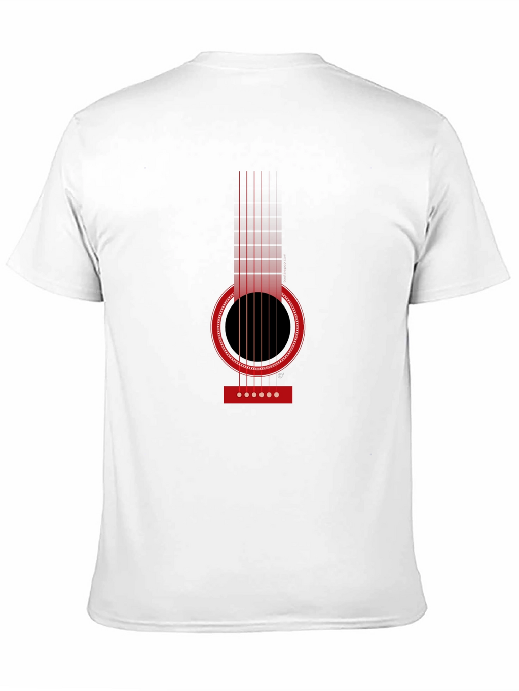 Acoustic Guitar Graphic T-Shirt - Classic Design